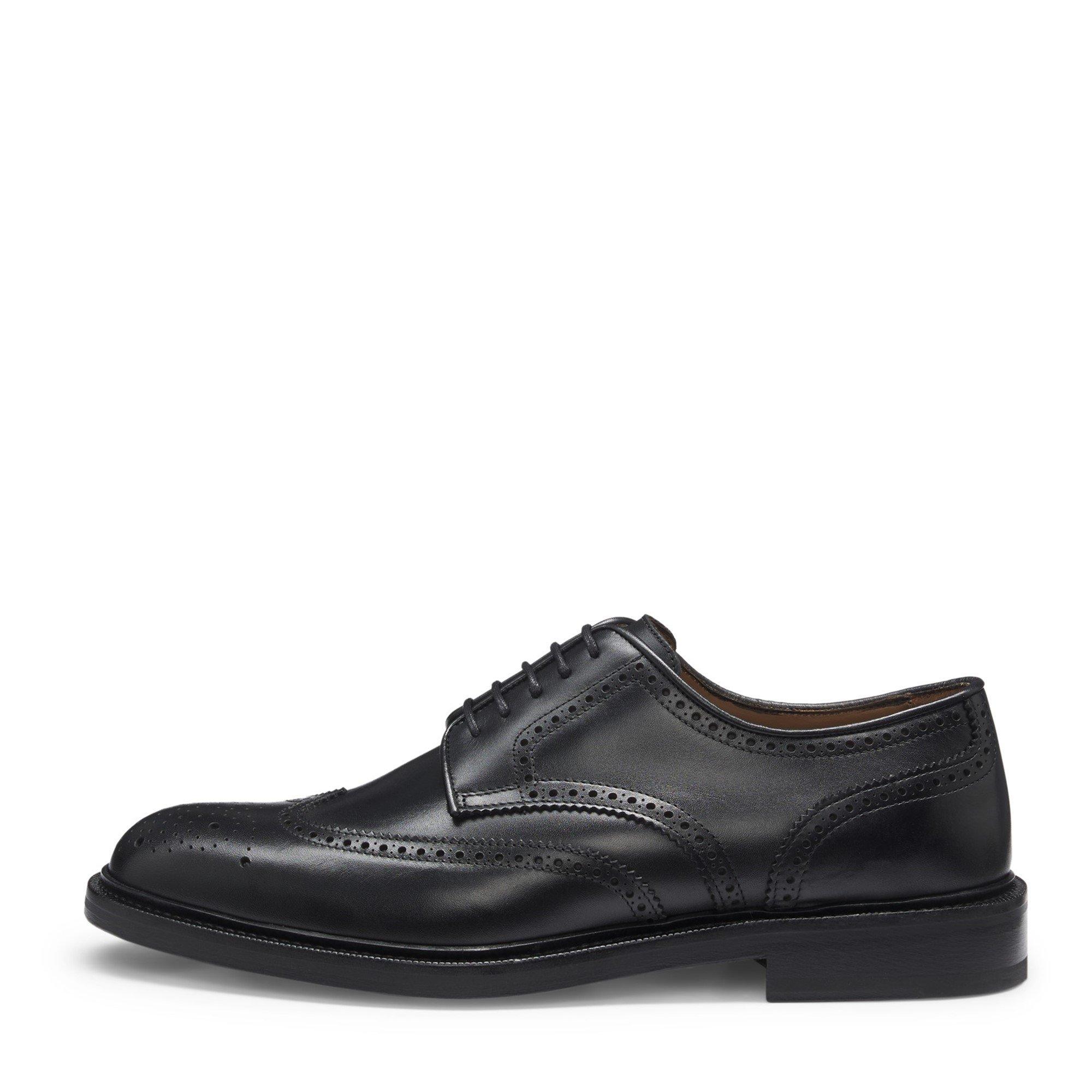Black 001 - Boss - Men's HBB Mosby Derby Double Breasted Shoes - 2