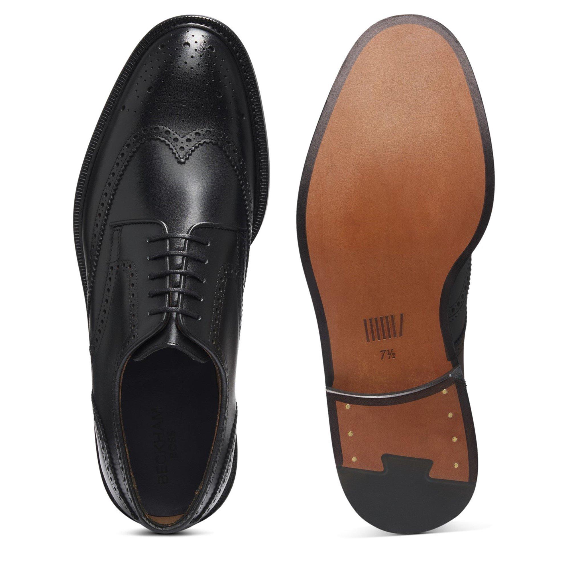 Black 001 - Boss - Men's HBB Mosby Derby Double Breasted Shoes - 5