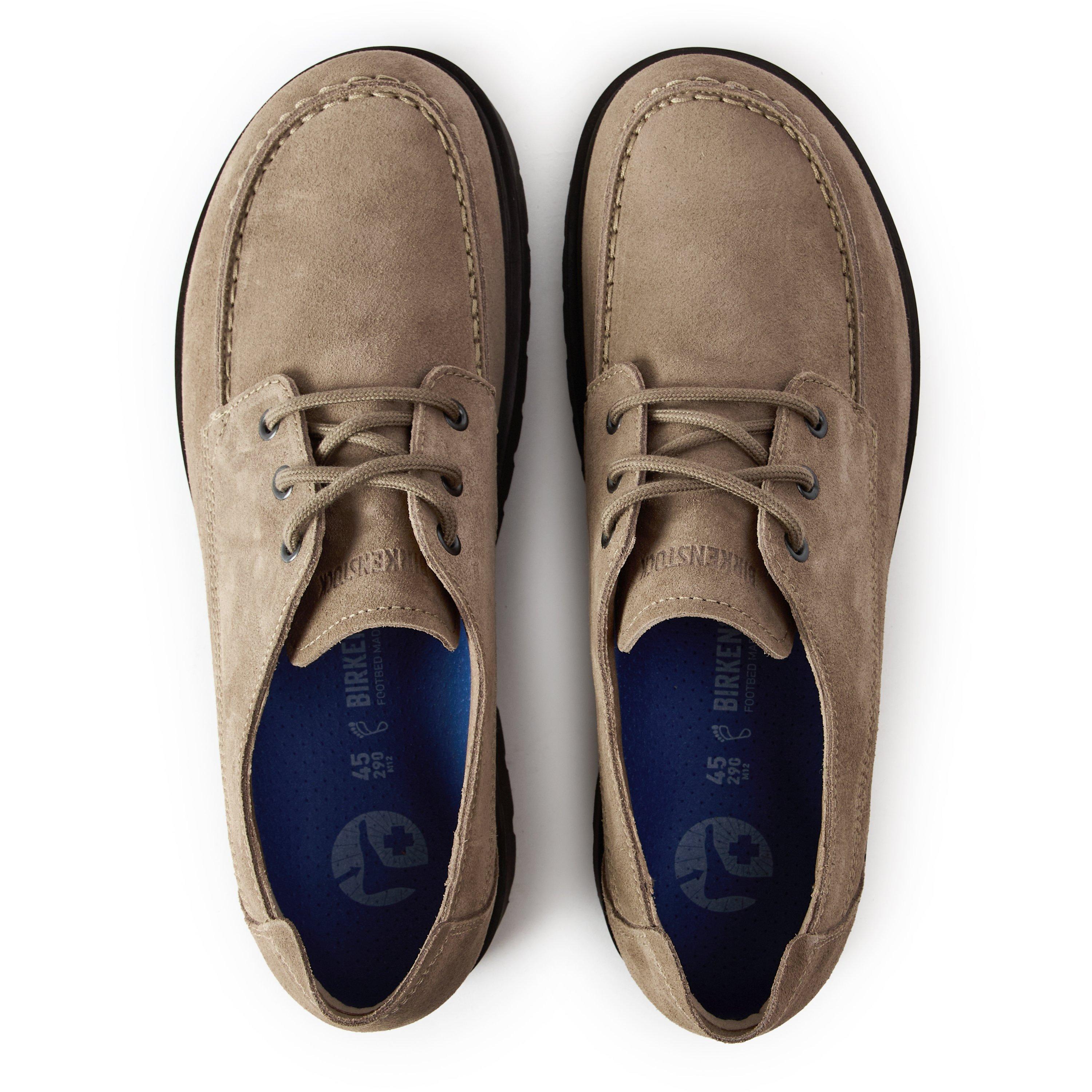 Grey Taupe - Birkenstock - Men's Highwood Moc Derby Shoes - 4