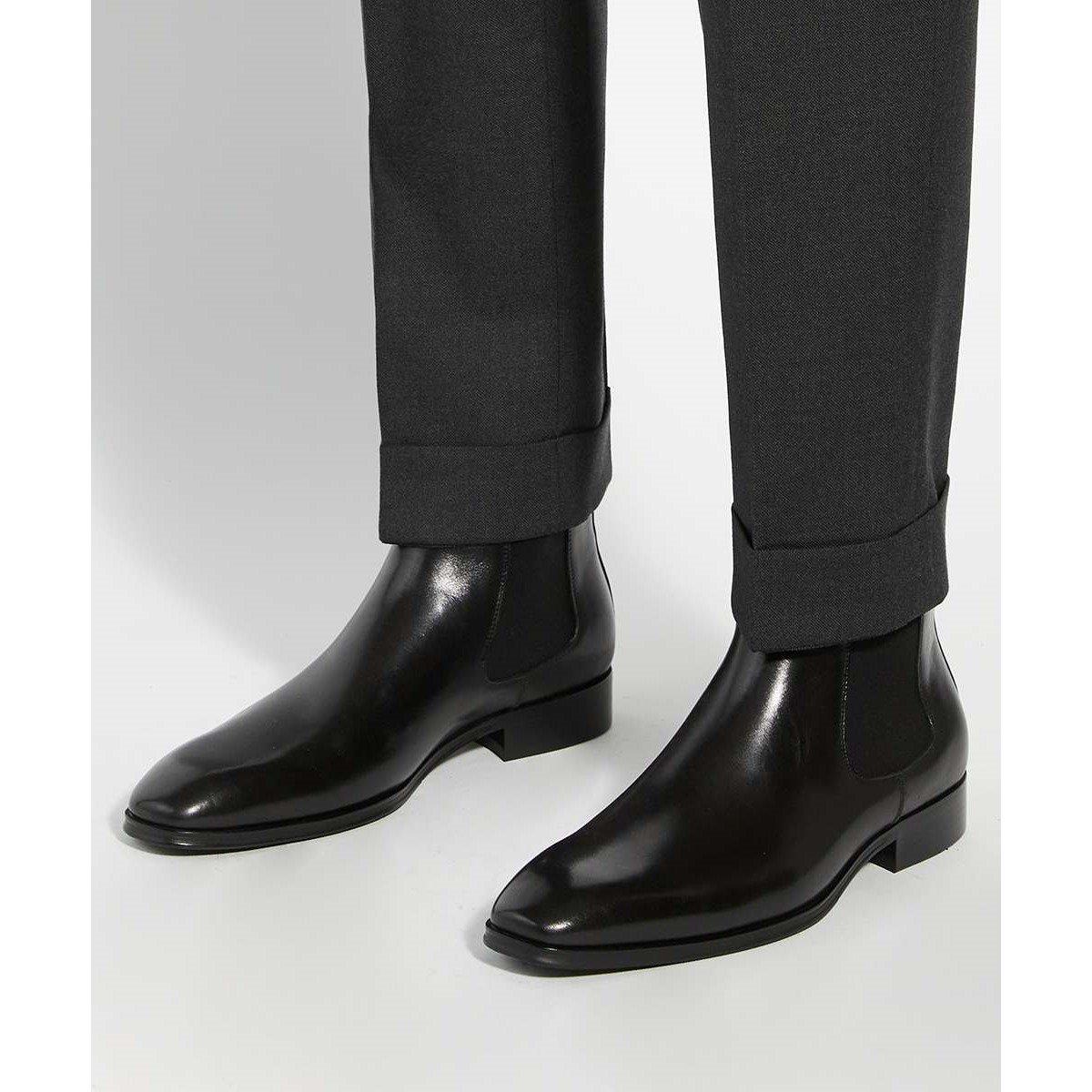 Cuir noir - Dune London - Men's Chelsea Boots - 5