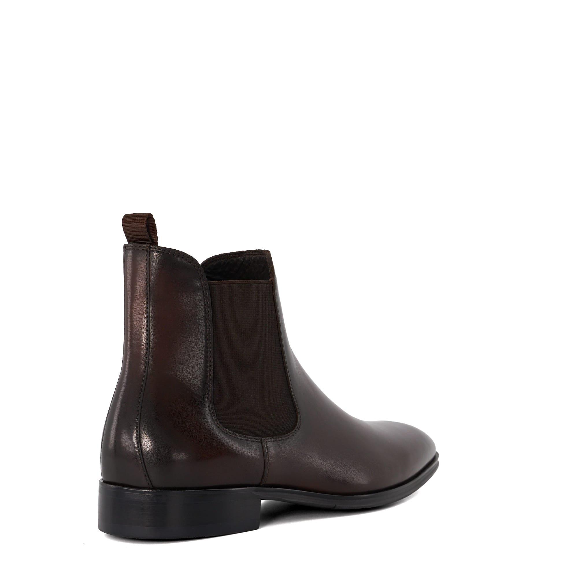 Brown Lthr - Dune London - Men's Chelsea Boots - 3