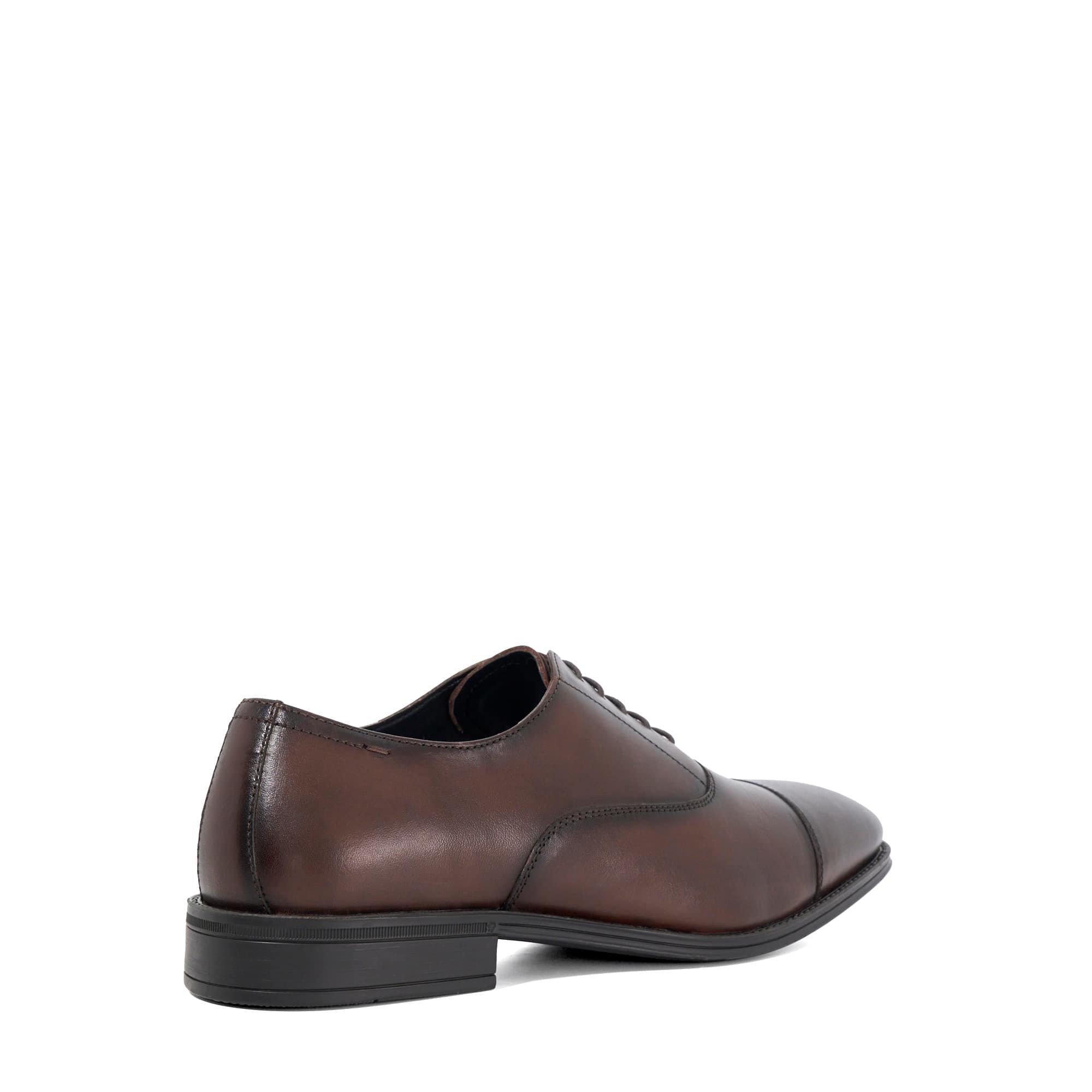 Dark Brown - Dune London - Men's Steffon Derby Shoes - 3