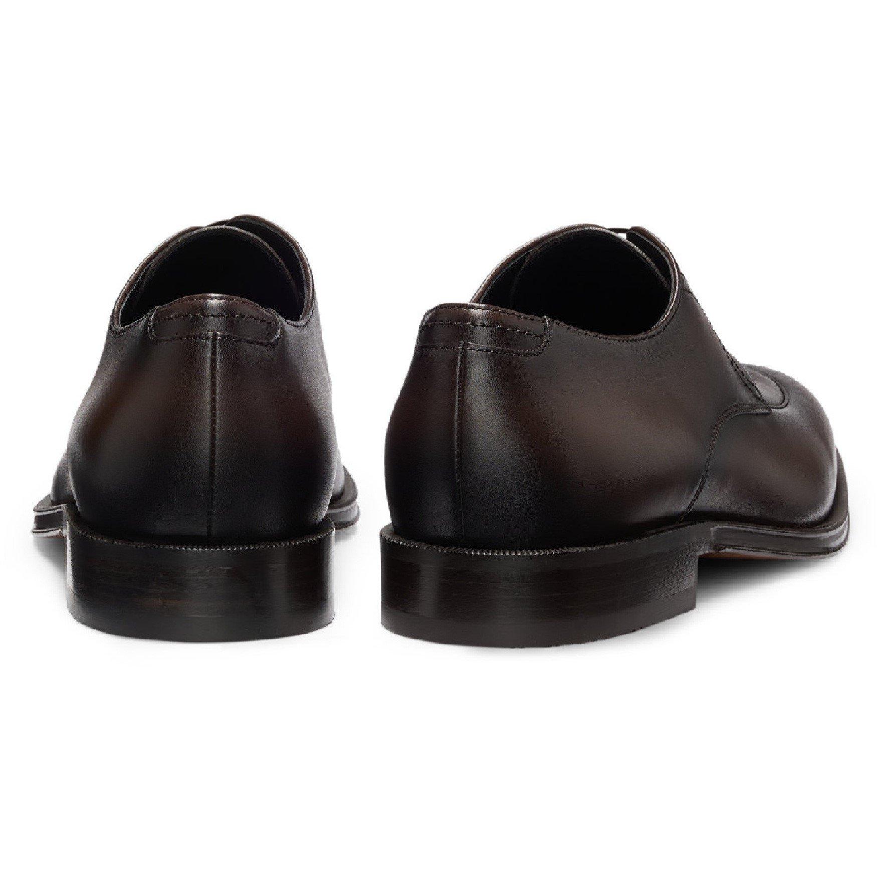 Dark Brown - Boss - Men's Derrek Derb Bupi Derby Shoes - 3