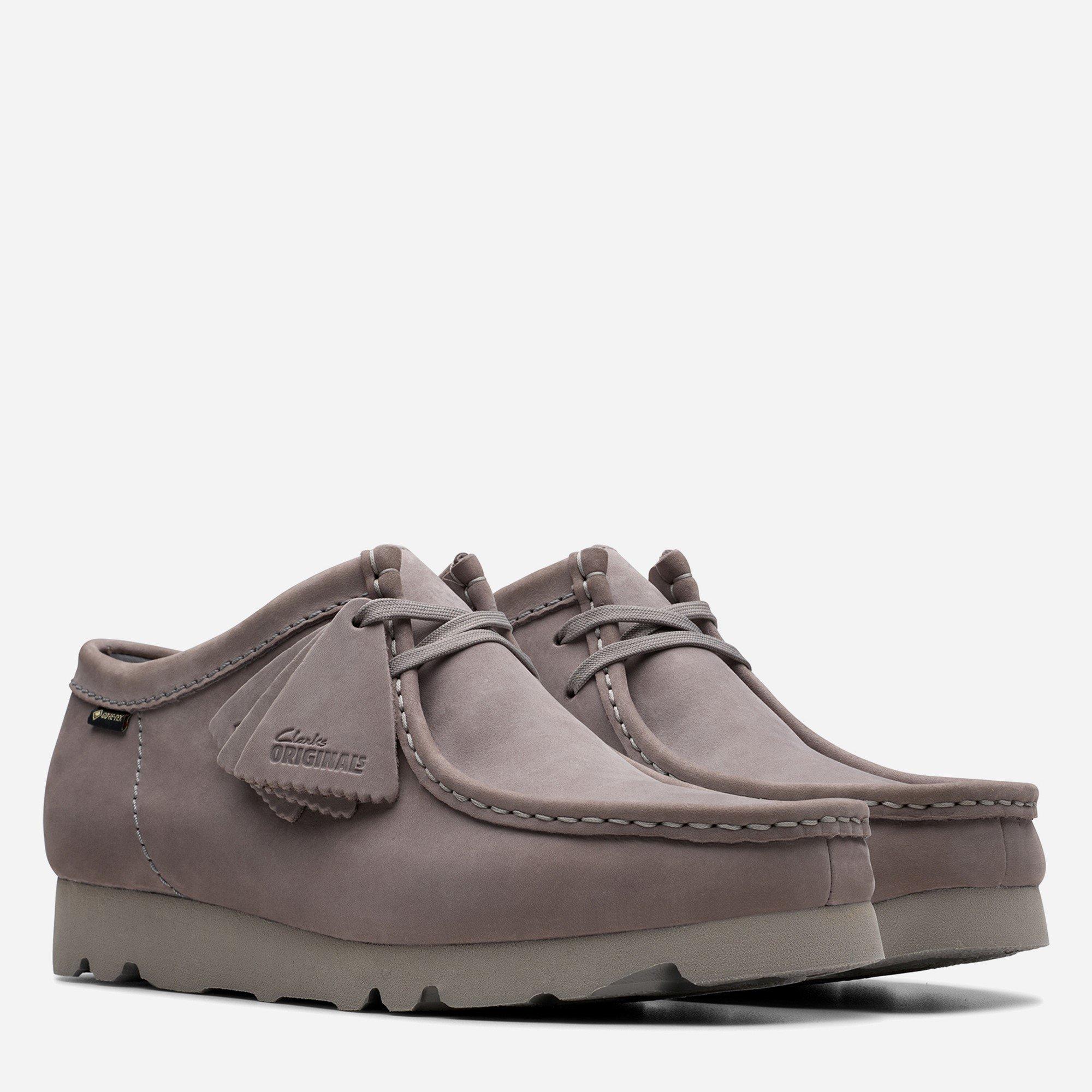 Grey Nubuck - Clarks - Clarks Wallabee Gtx Sn99 - 2