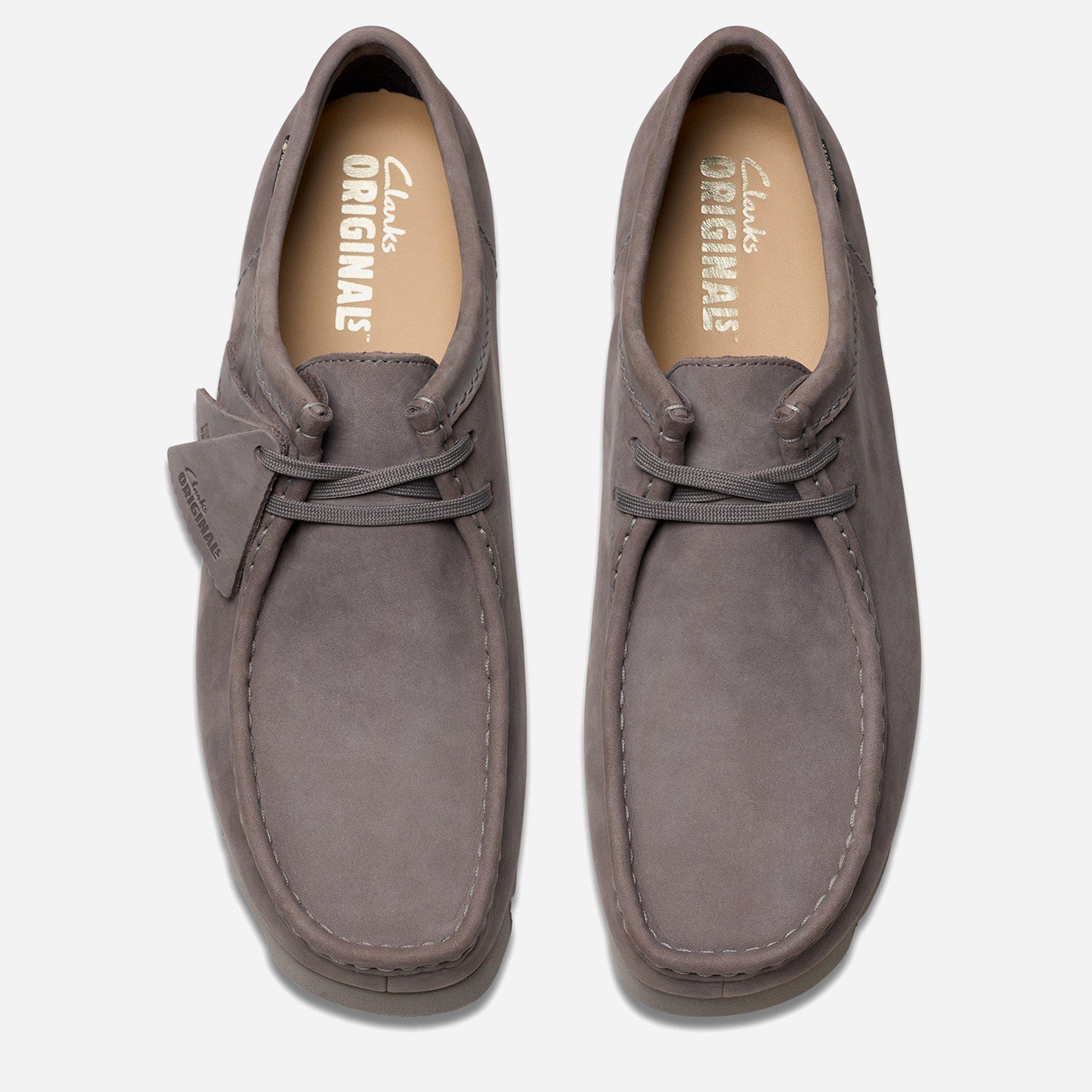 Grey Nubuck - Clarks - Clarks Wallabee Gtx Sn99 - 5