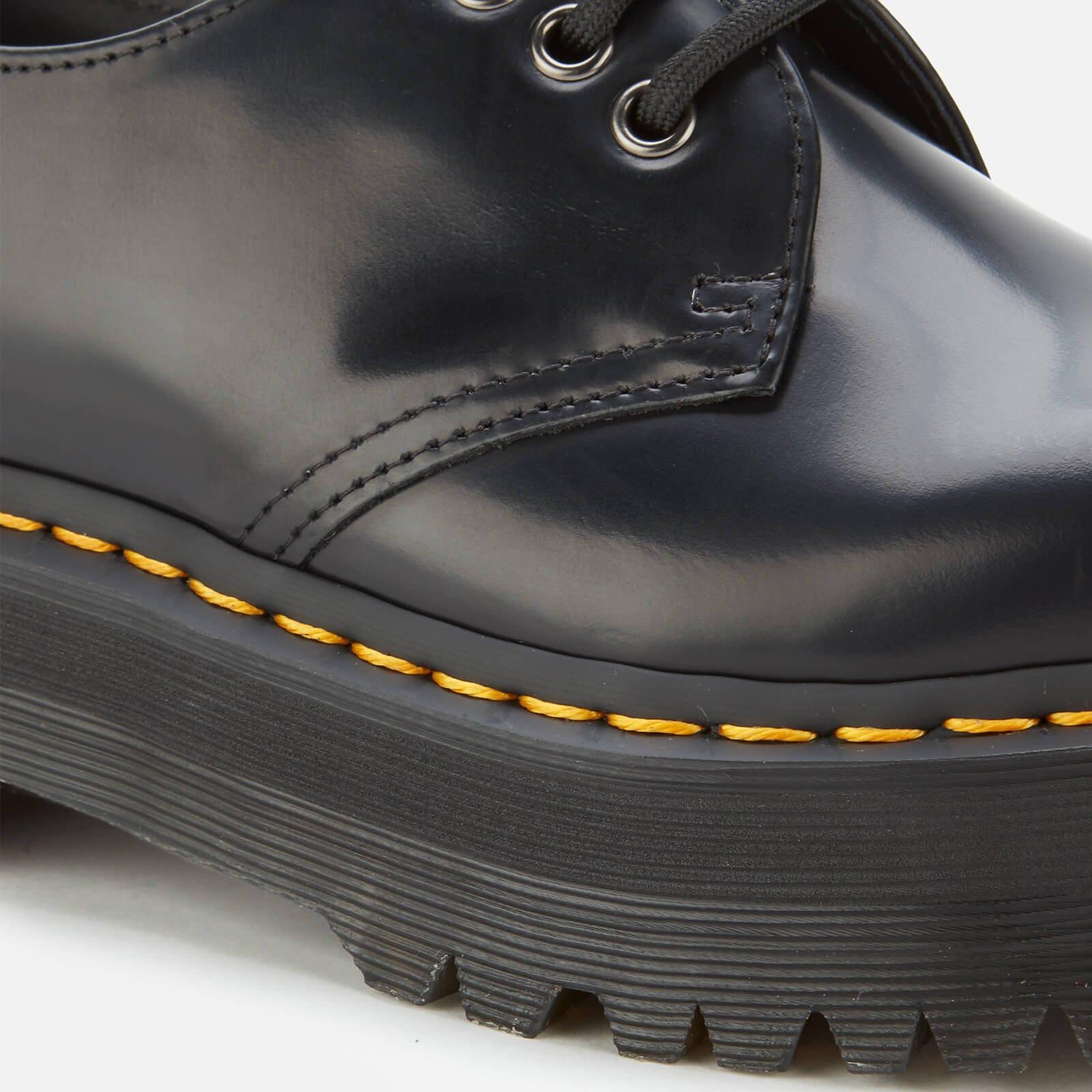 Black - Dr Martens - 1461 Quad Platform Shoes - 4