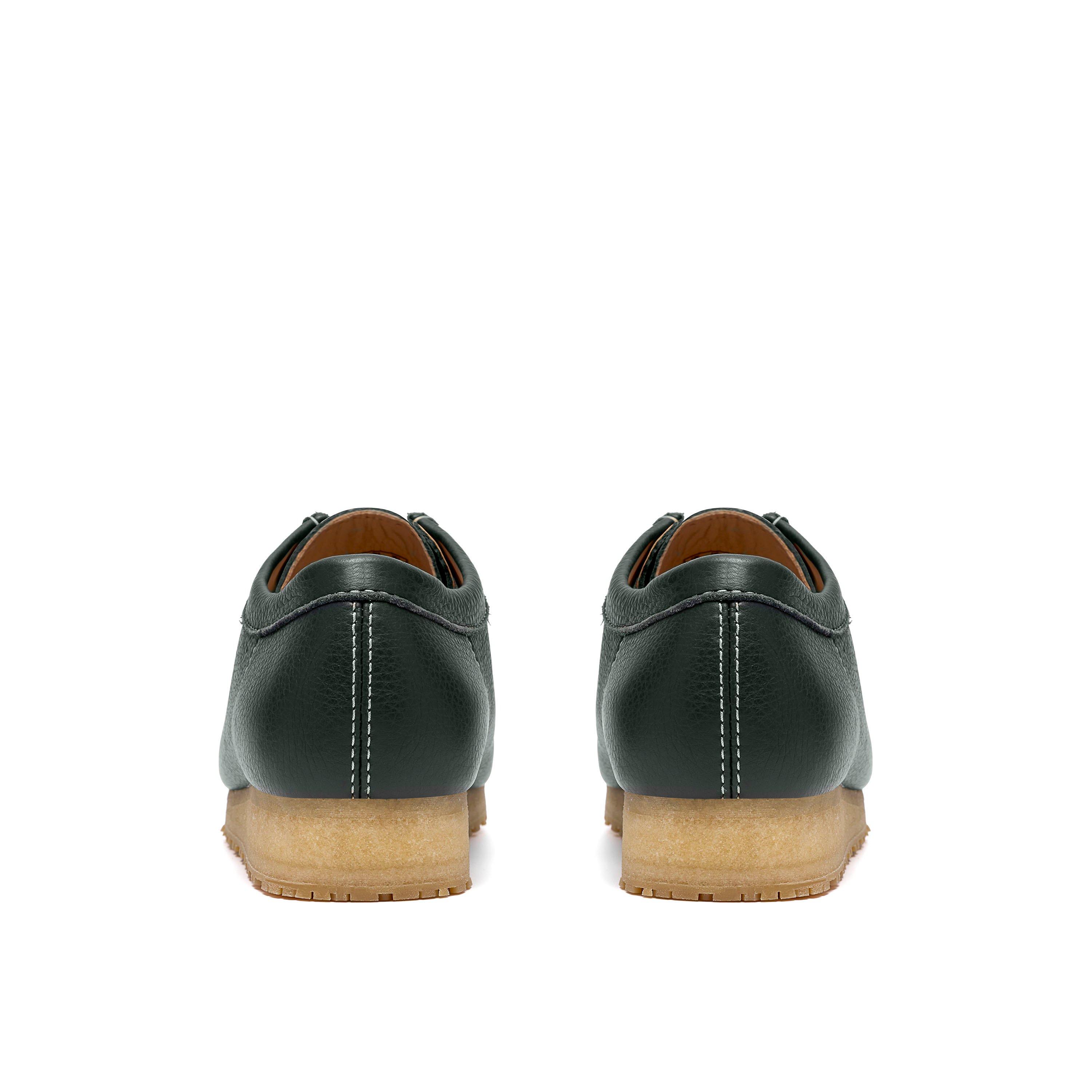 Dark Green - Clarks Originals - Men's Wallabee RB Moc Toe Formal Shoes - 5