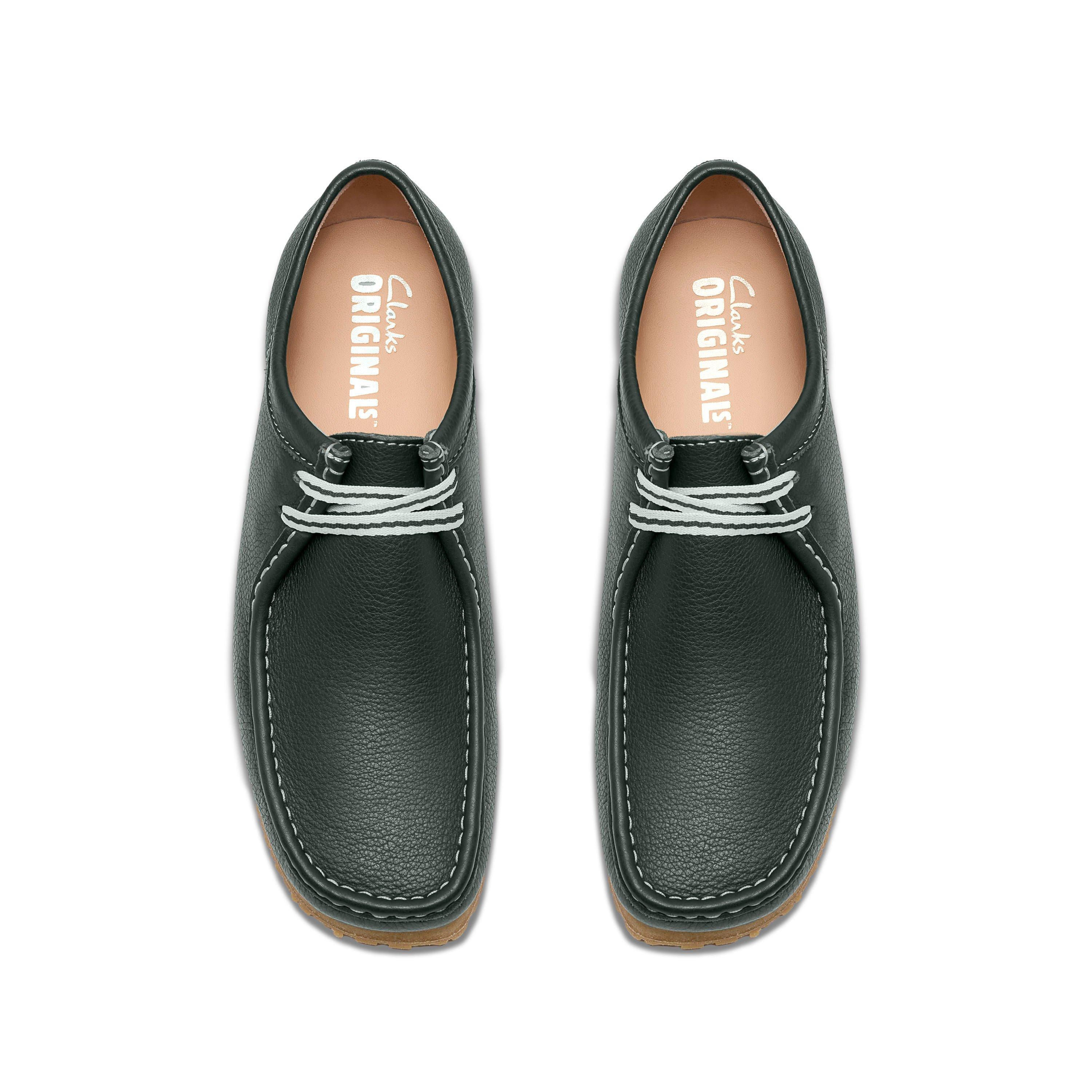 Dark Green - Clarks Originals - Men's Wallabee RB Moc Toe Formal Shoes - 6