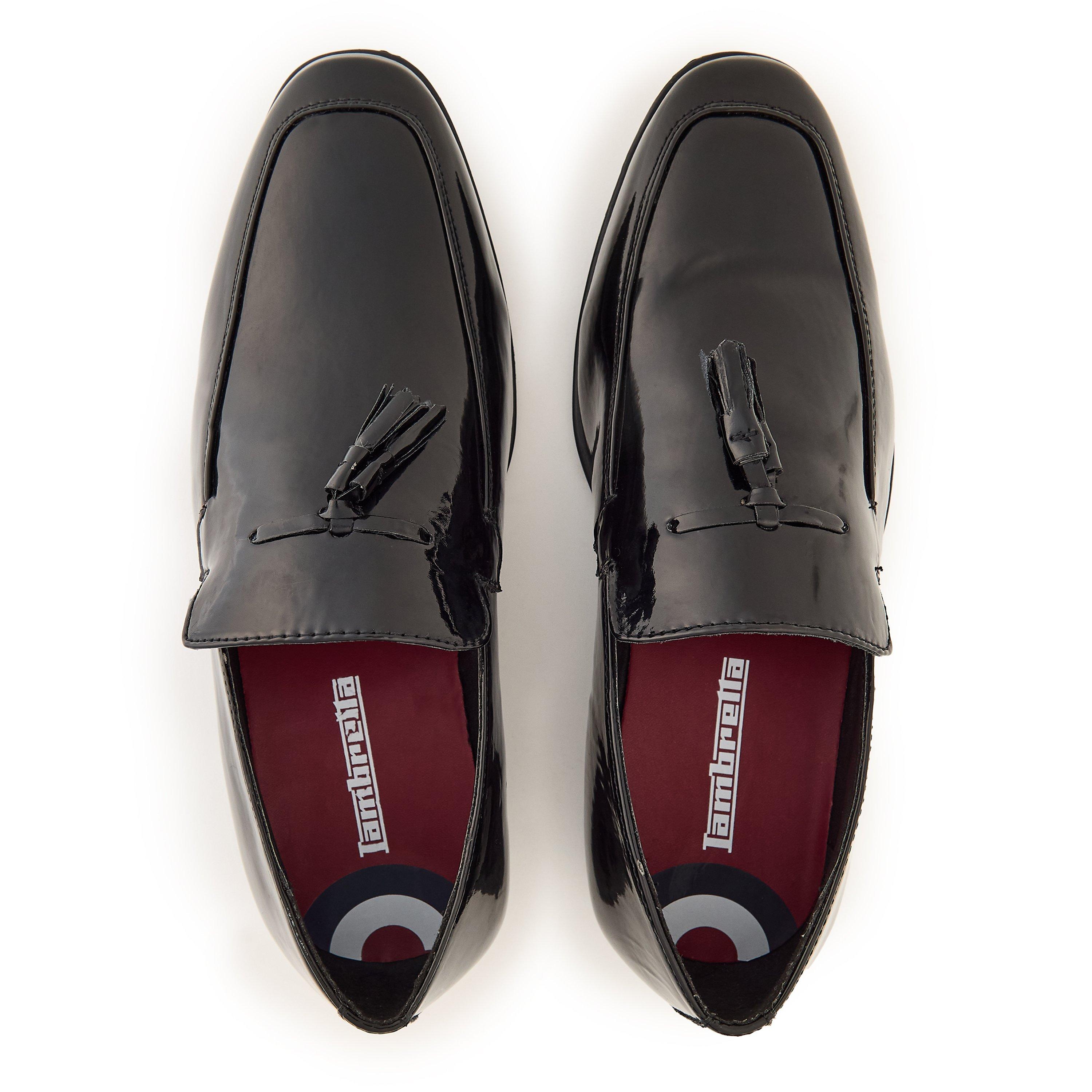 Black - Lambretta - Patent Mens - 4