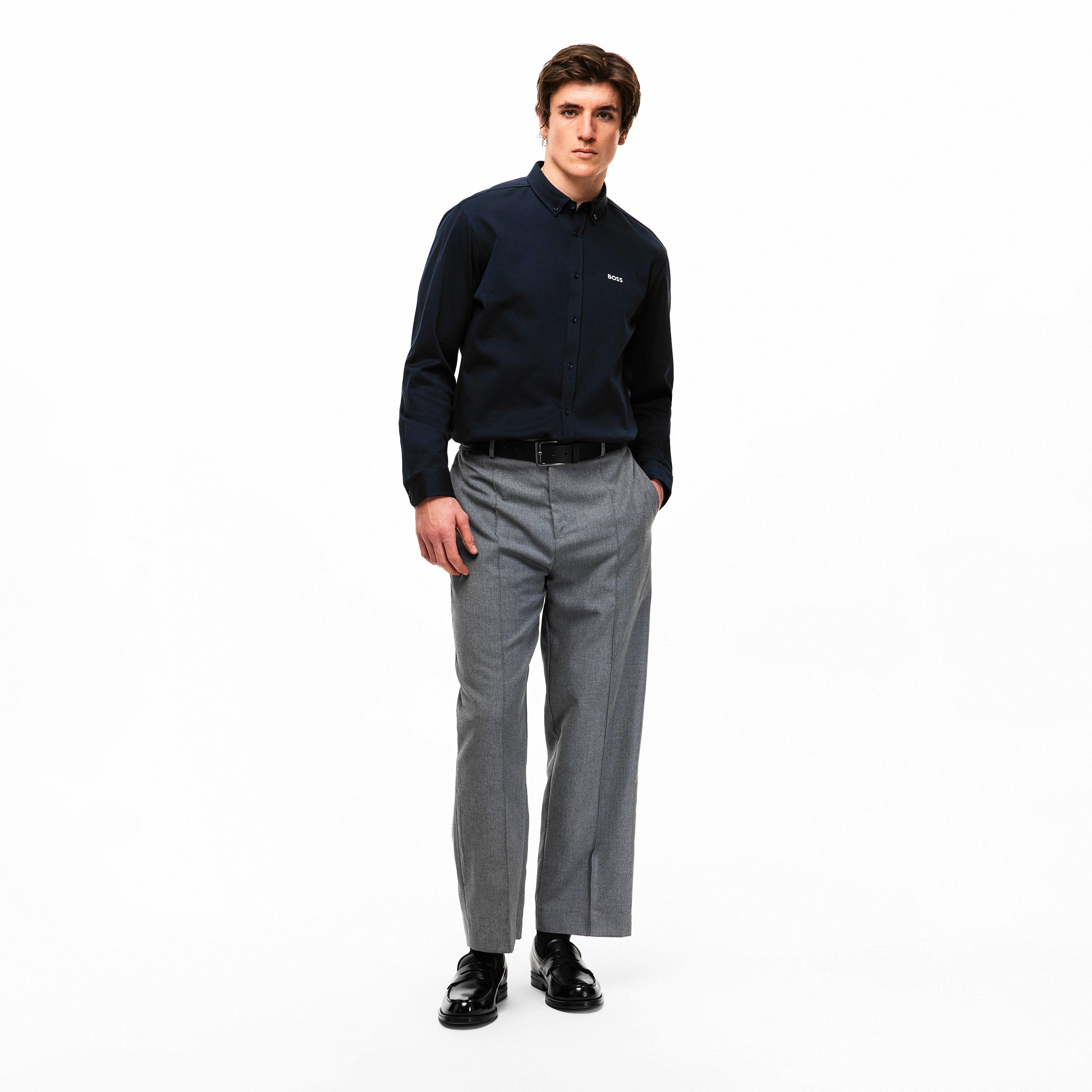 Black - Boss - Dressletic Loaf Bope 10227902 Derby Shoes Mens - 6