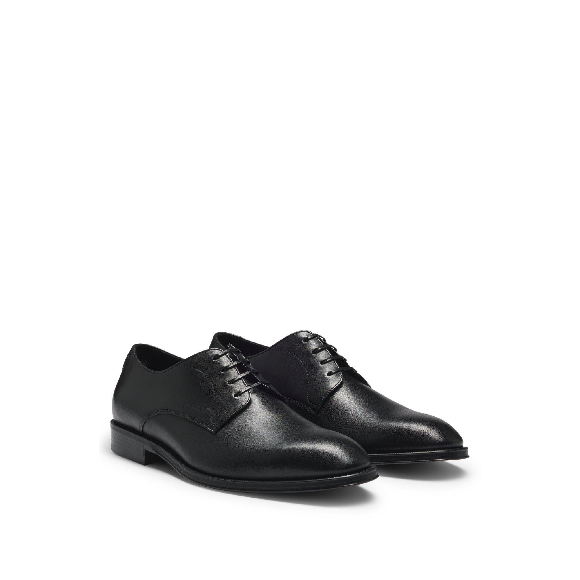 Black - Boss - Derrek Derb Buplt 10246727 01 Derby Shoes Mens - 2