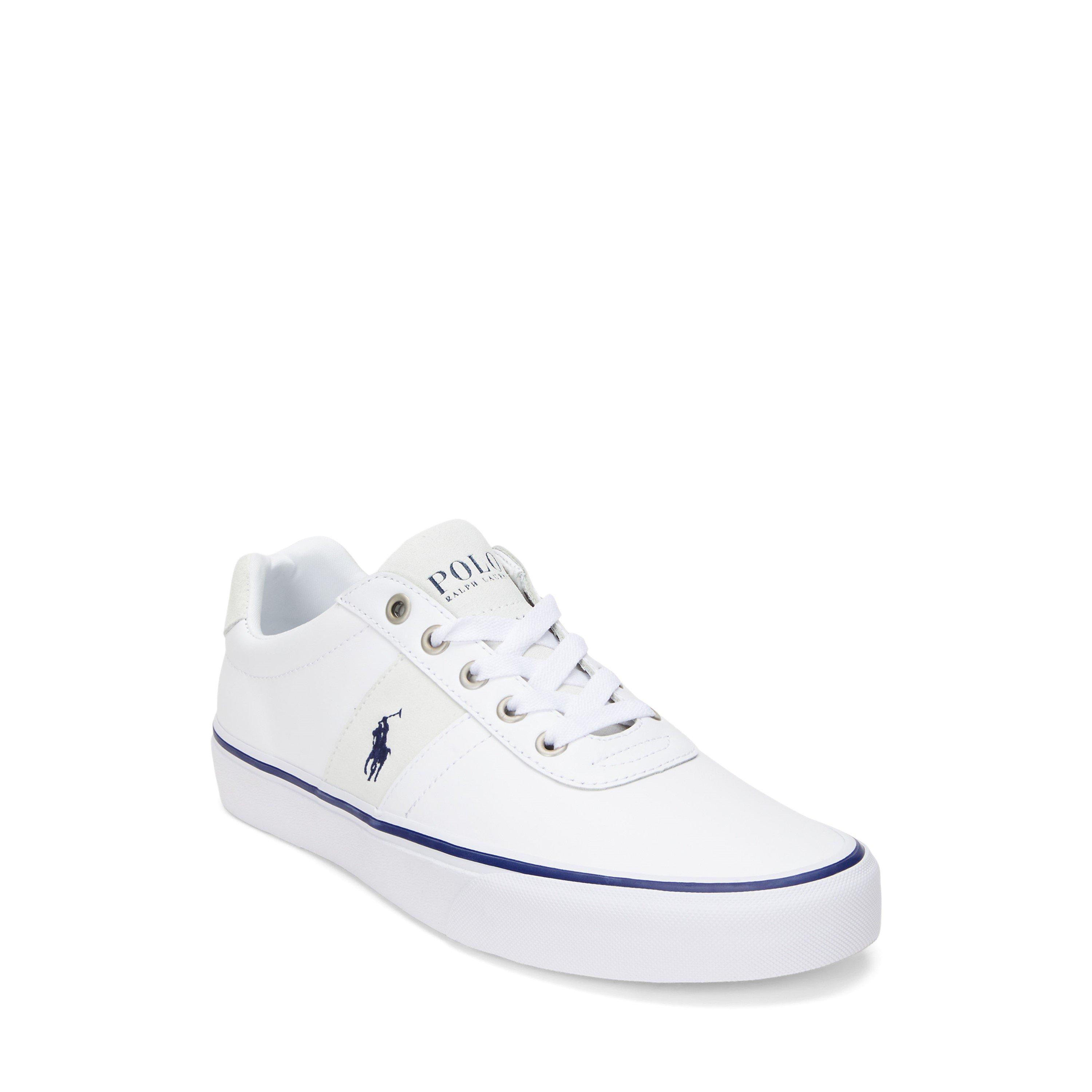 White/Navy - Polo Ralph Lauren - Hanford Trainers - 2