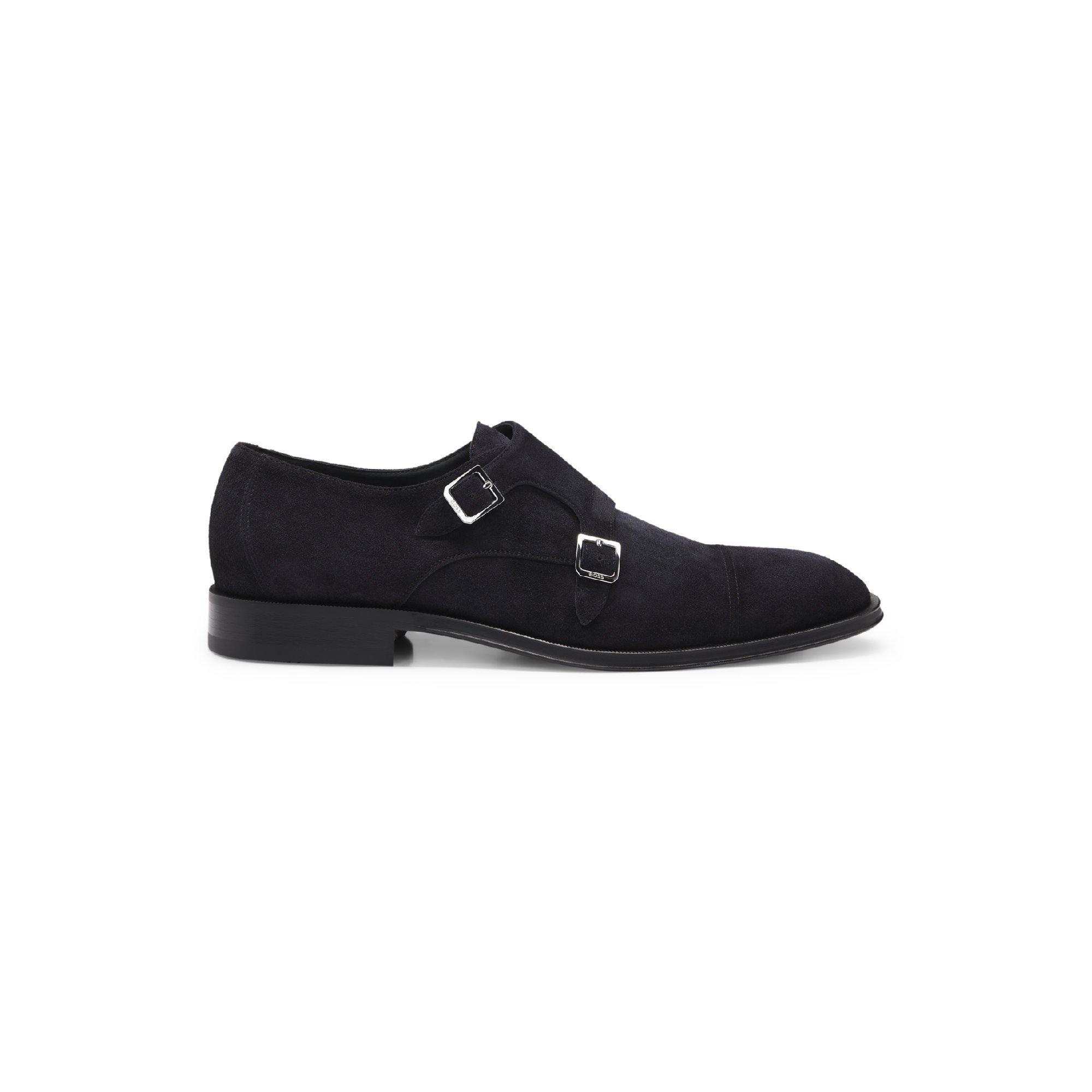 Boss Men's Derrek Monk Sdctre Derby Shoes - Dark Blue - 9 (43)