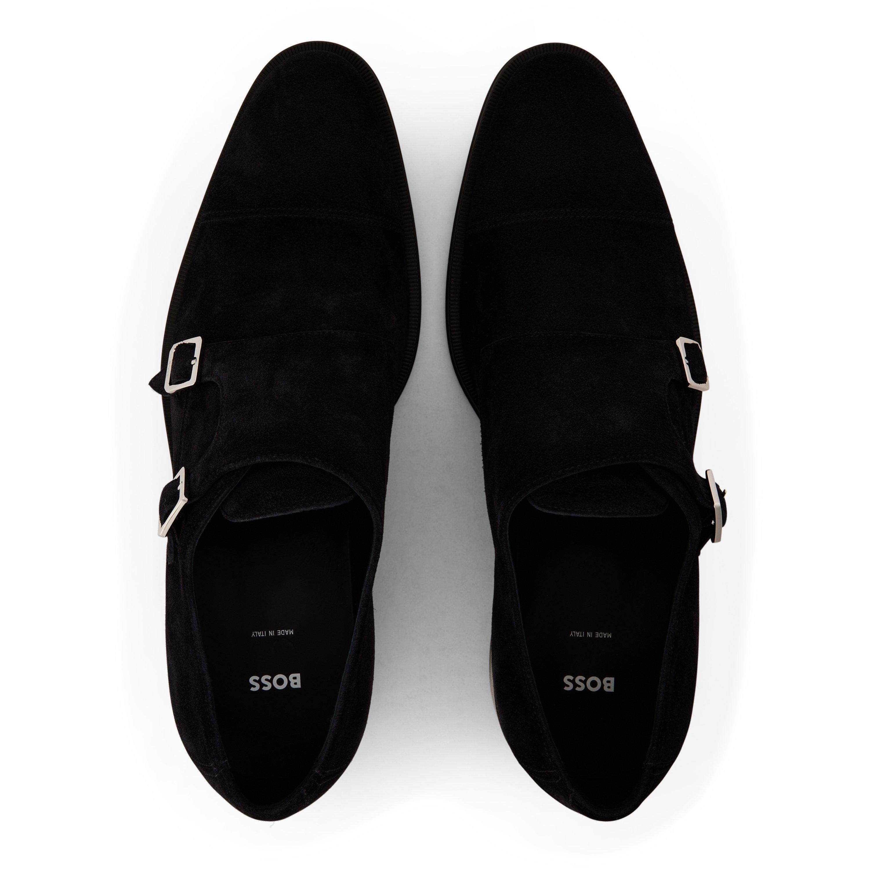 Dark Blue - Boss - Men's Derrek Monk Sdctre Derby Shoes - 4
