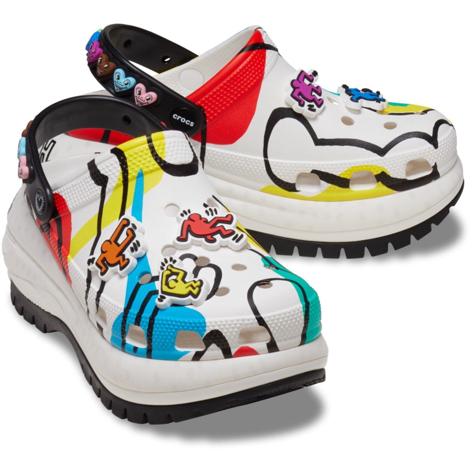 Crna - Crocs - Keith Haring Mega Crush Clog - 2