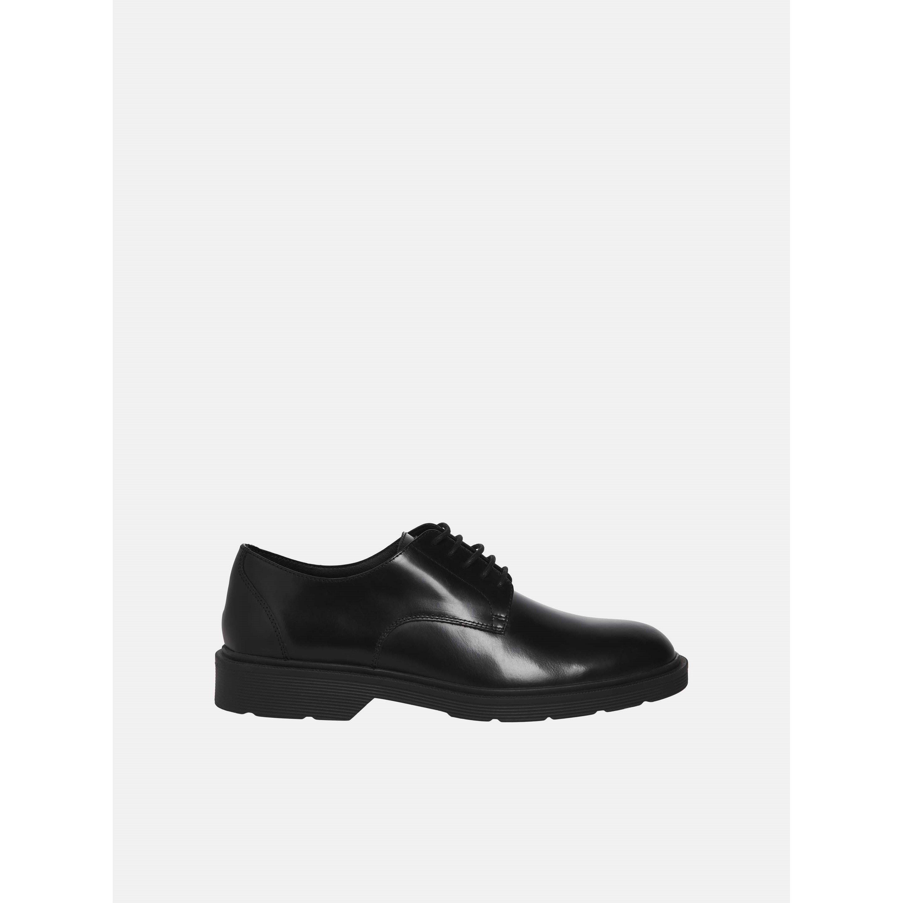 Jack And Jones Men's Dax Leather Dress Shoes - Anthracite - 11 (45)