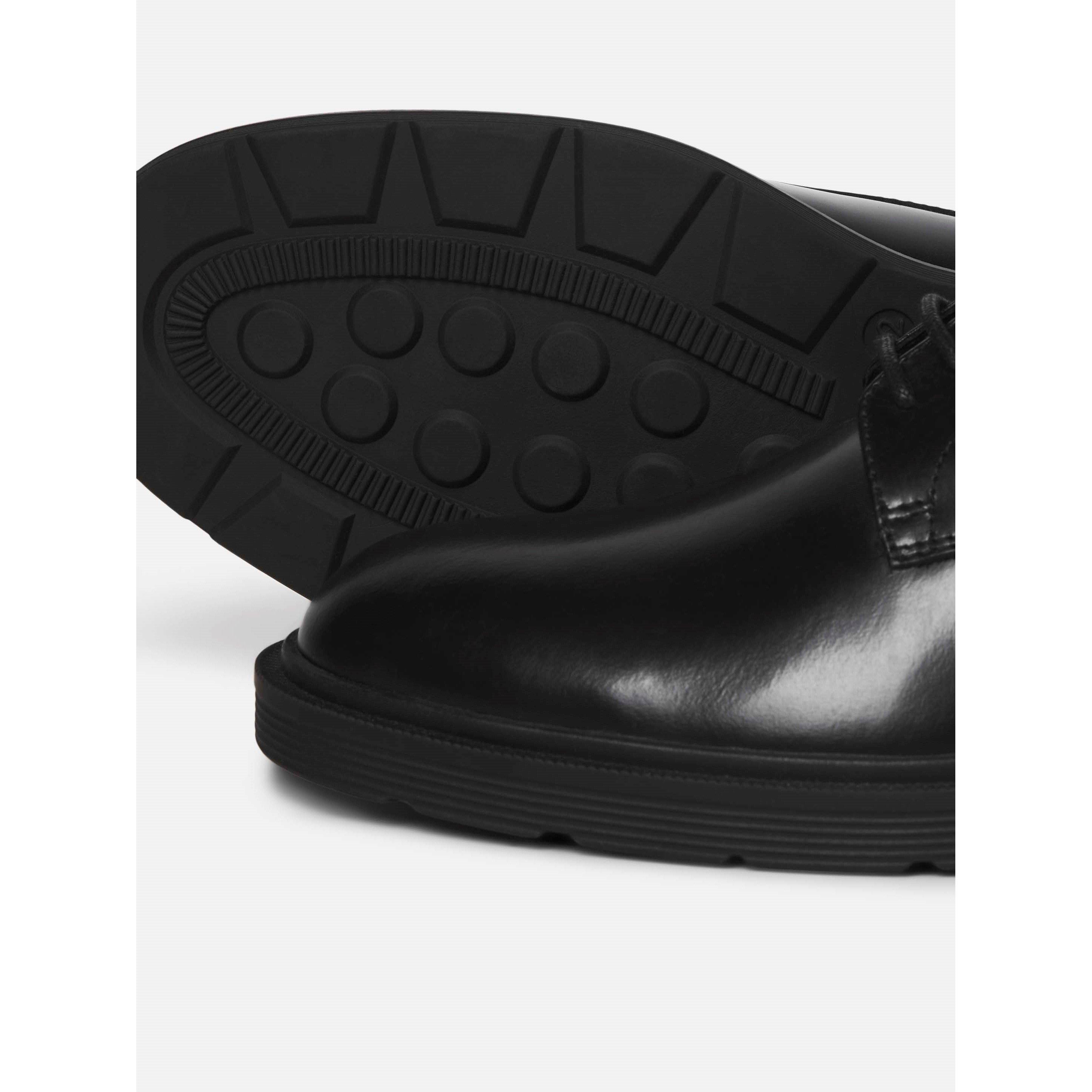 Antracite - Jack and Jones - Dax Leather Dress Shoes Mens - 3