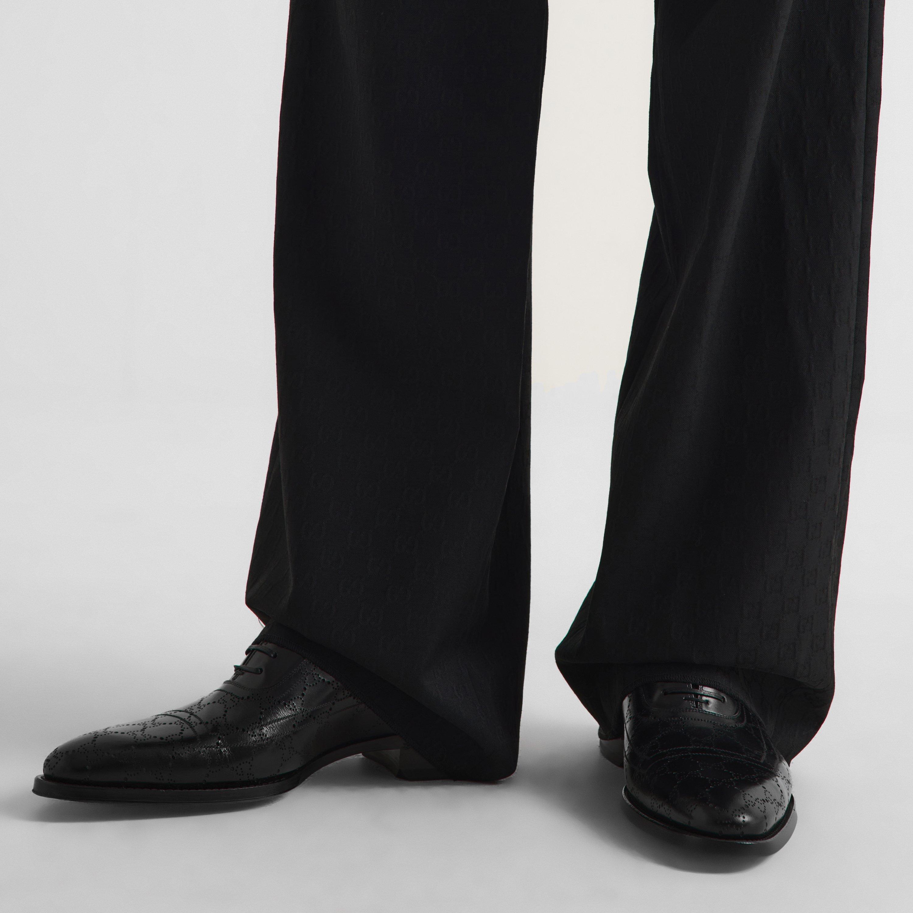 Black - Gucci - Men's Derby Shoes - 3