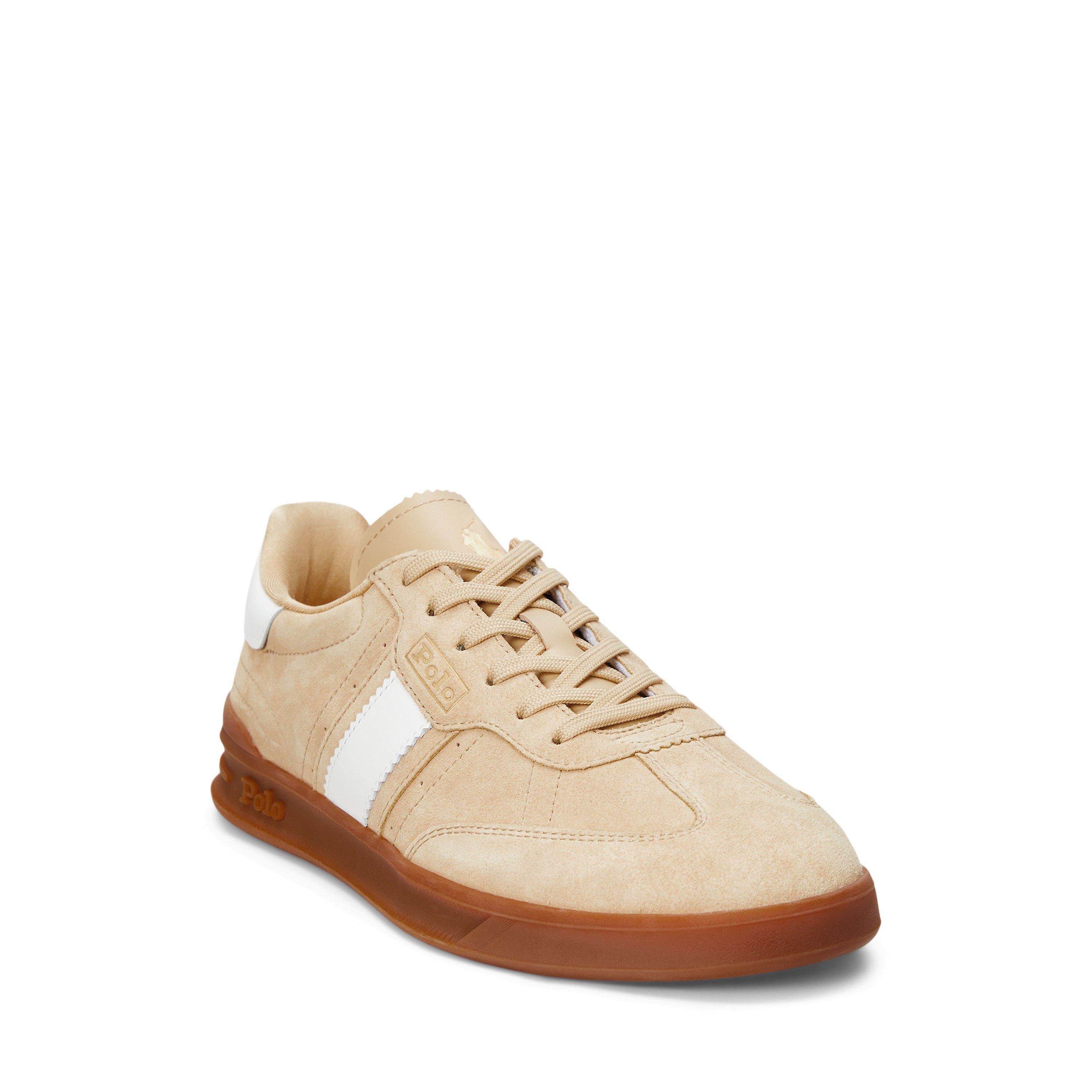Chamois - Polo Ralph Lauren - Women's Leather Court Trainers - 2