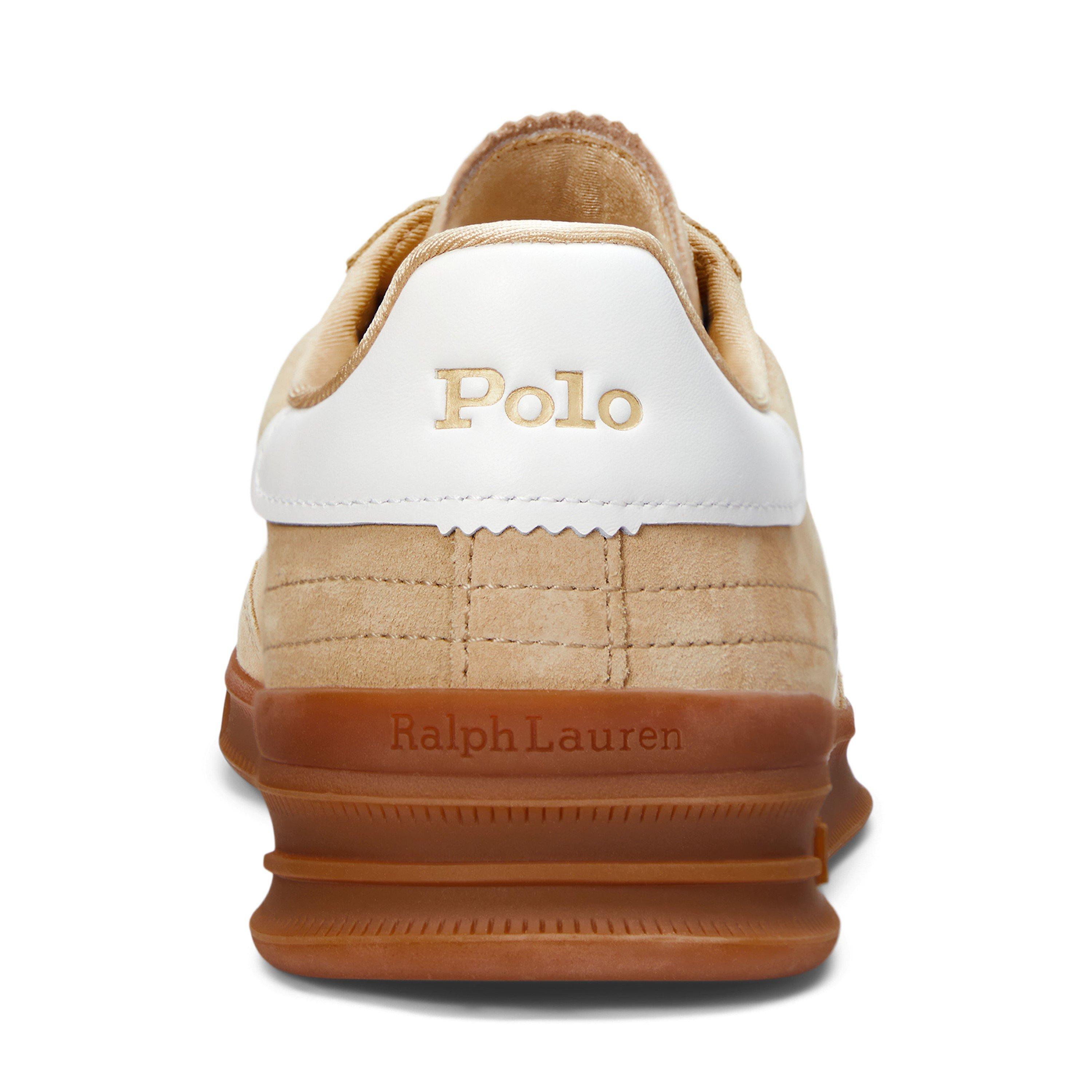 Chamois - Polo Ralph Lauren - Women's Leather Court Trainers - 4