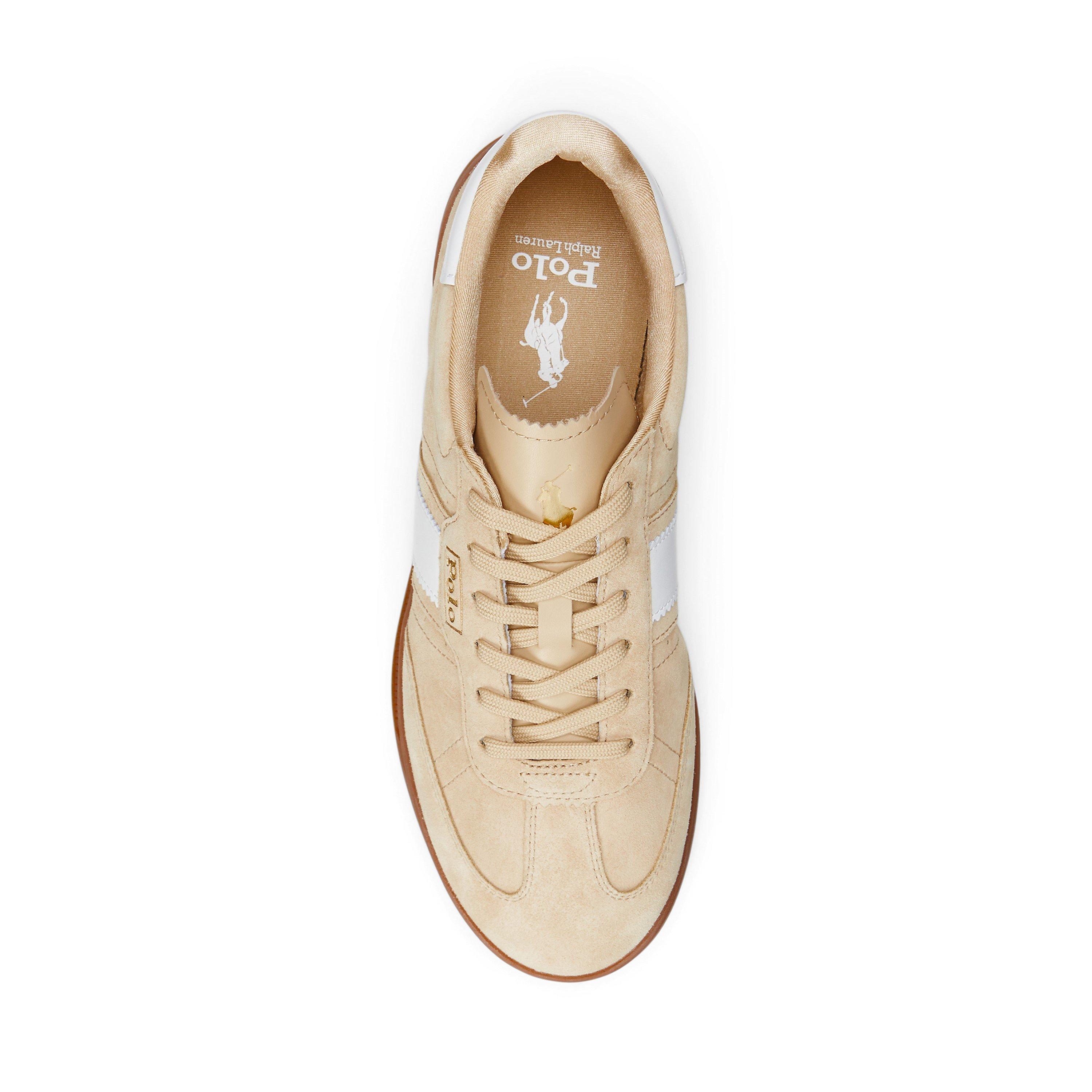 Chamois - Polo Ralph Lauren - Women's Leather Court Trainers - 5
