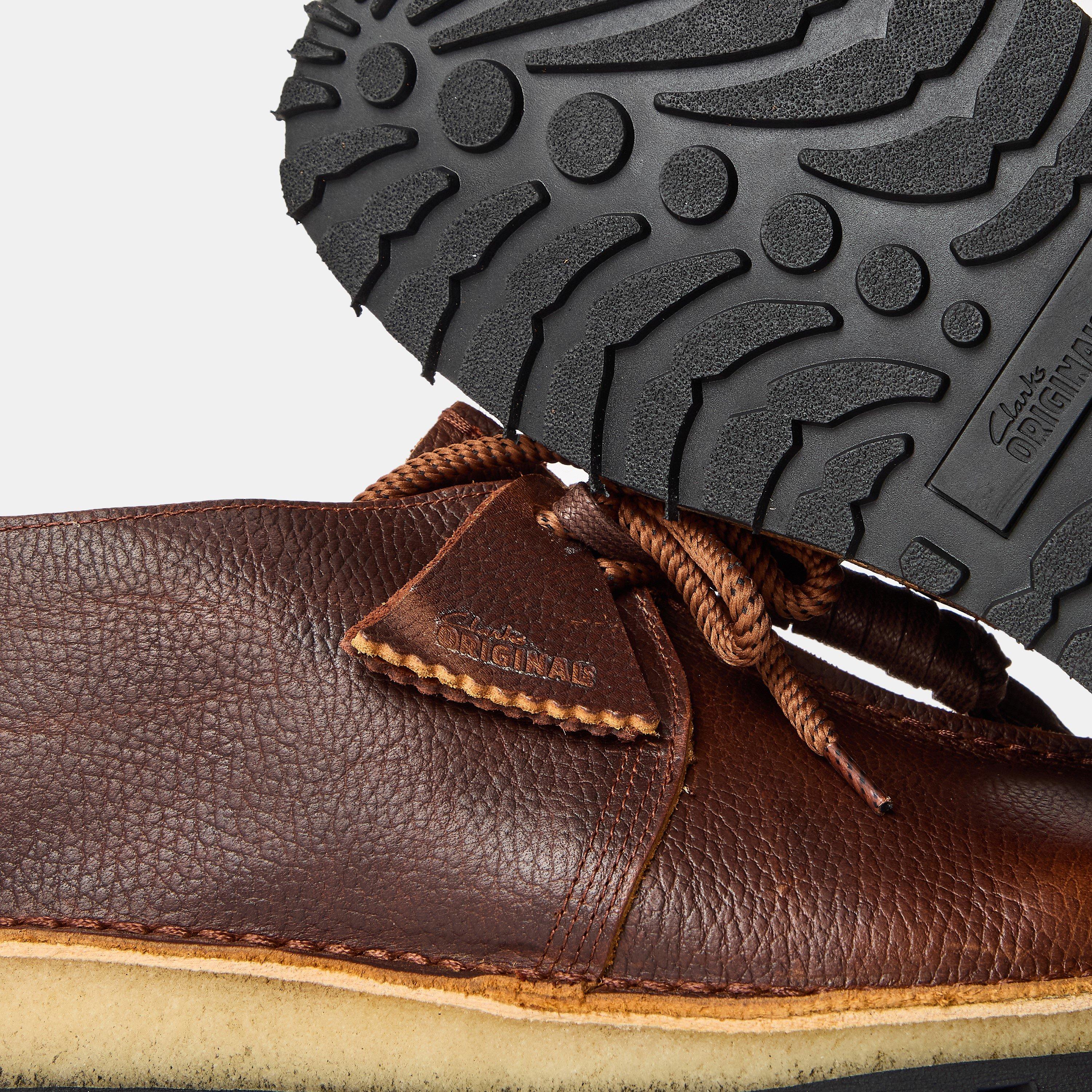 Nut Brown - Clarks Originals - Men's Trek Scout Moc Toe Formal Shoes - 4