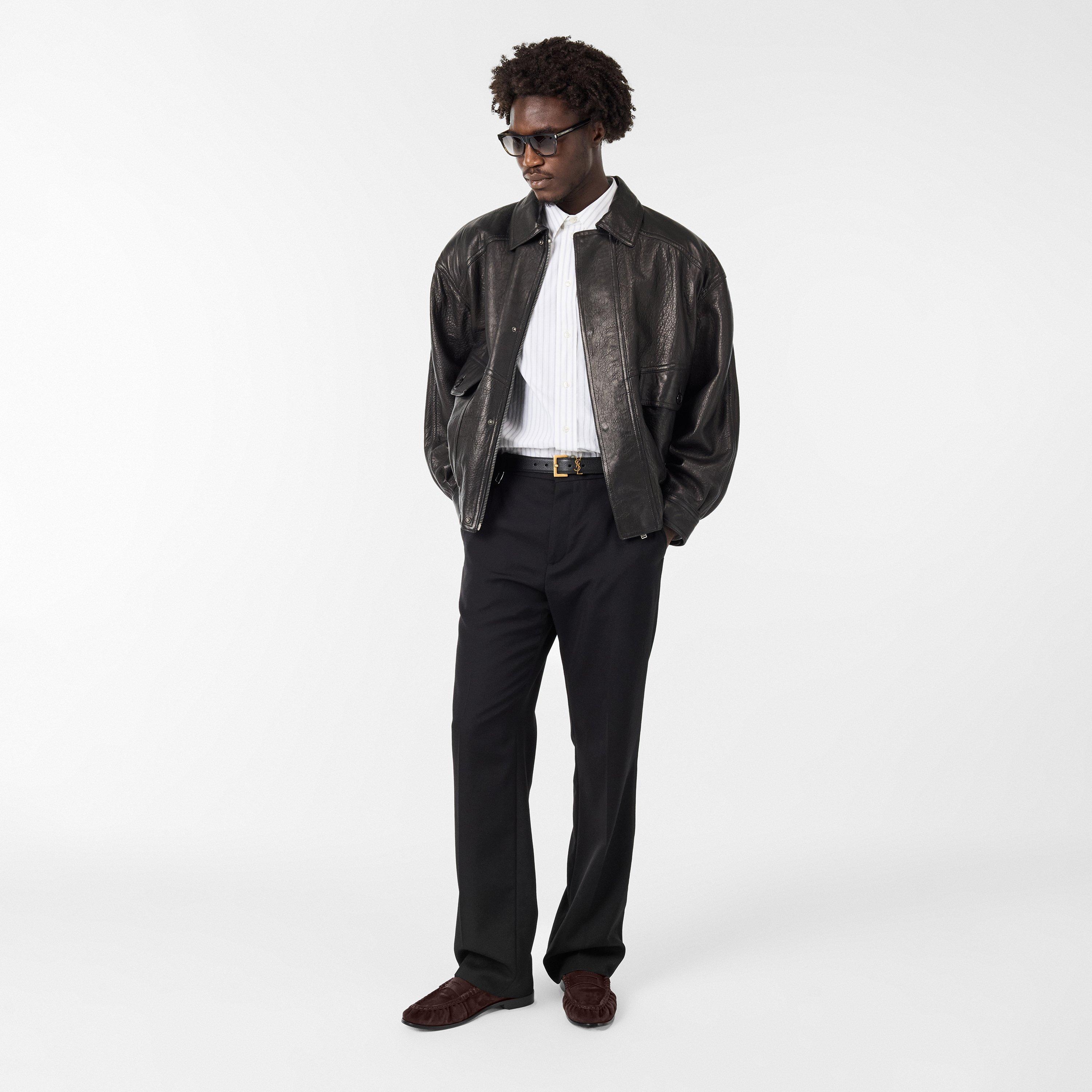 Brown - Saint Laurent - Mens Le Supple Penny Loafers - 6