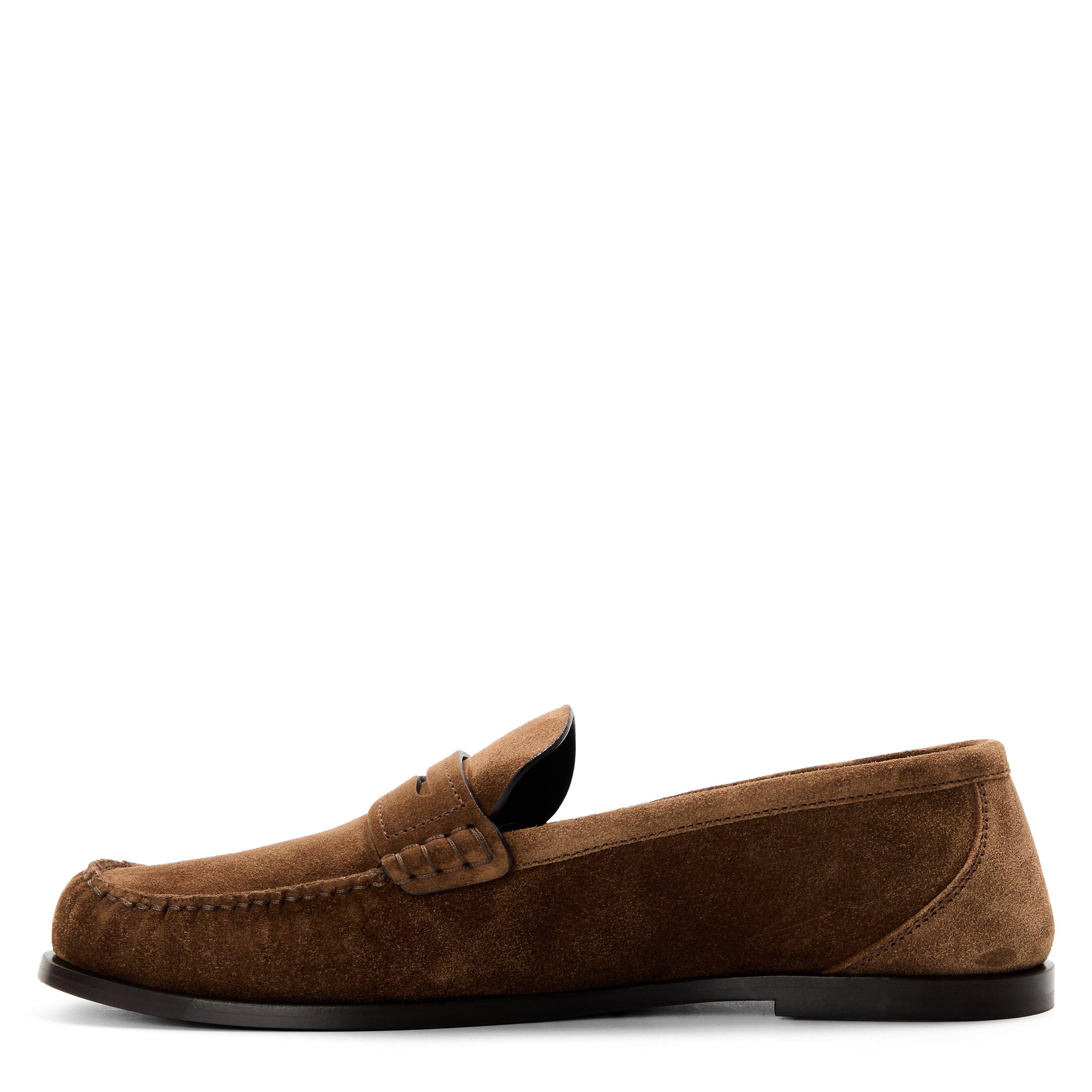 Snuff - Saint Laurent - Mens Le Supple Penny Loafers - 2