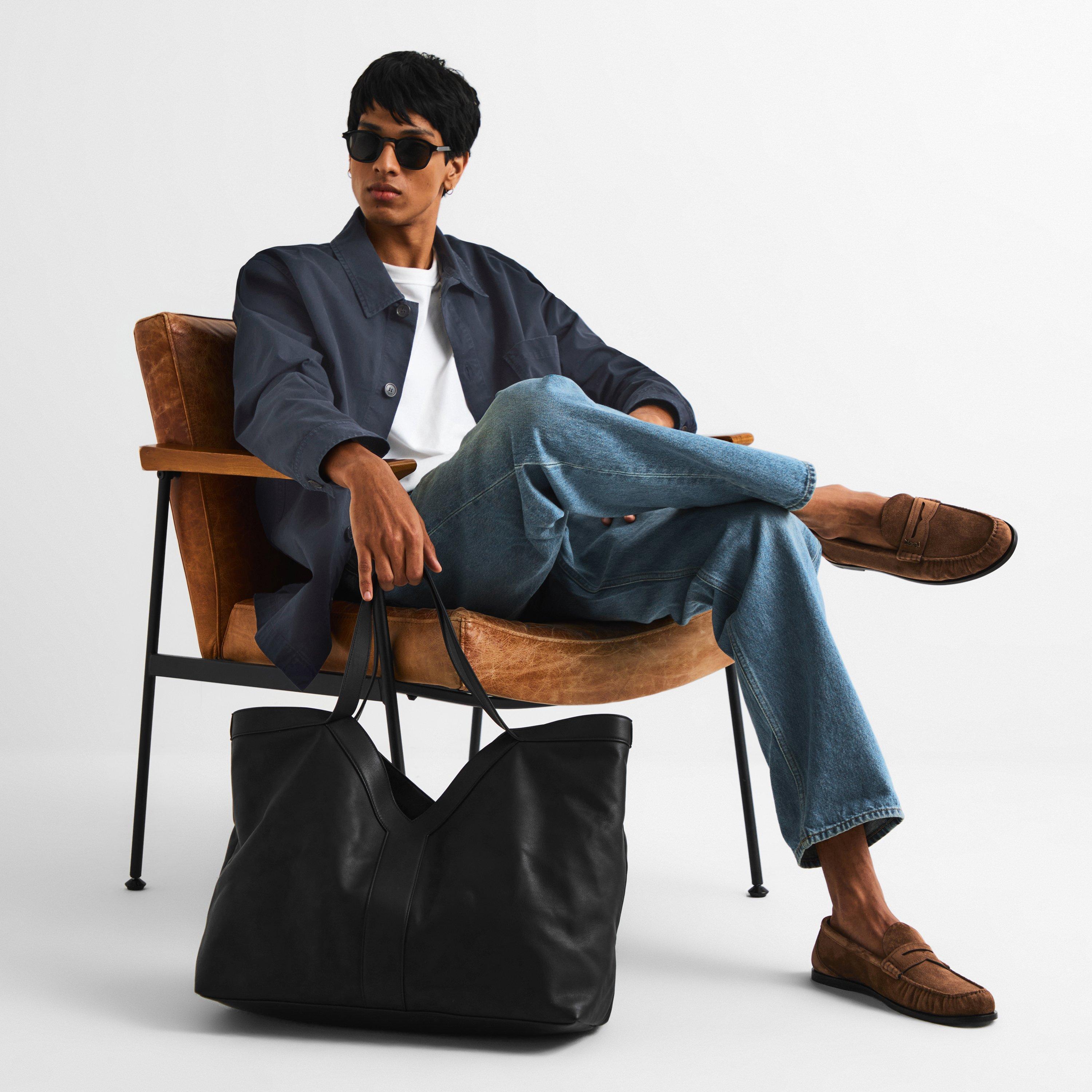 Snuff - Saint Laurent - Mens Le Supple Penny Loafers - 6