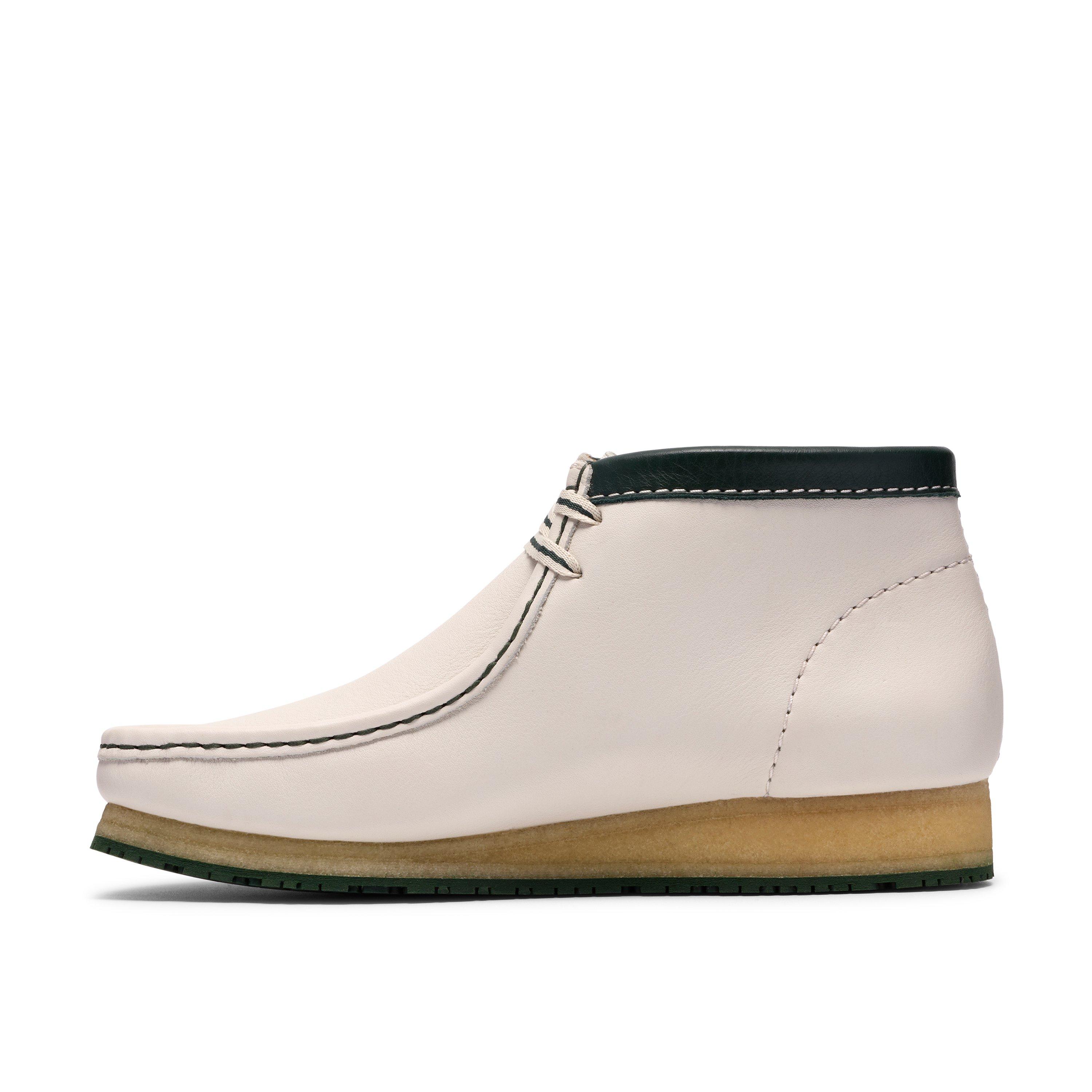 White Leather - Clarks Originals - Clarks Walla Boot RB Sn62 - 3