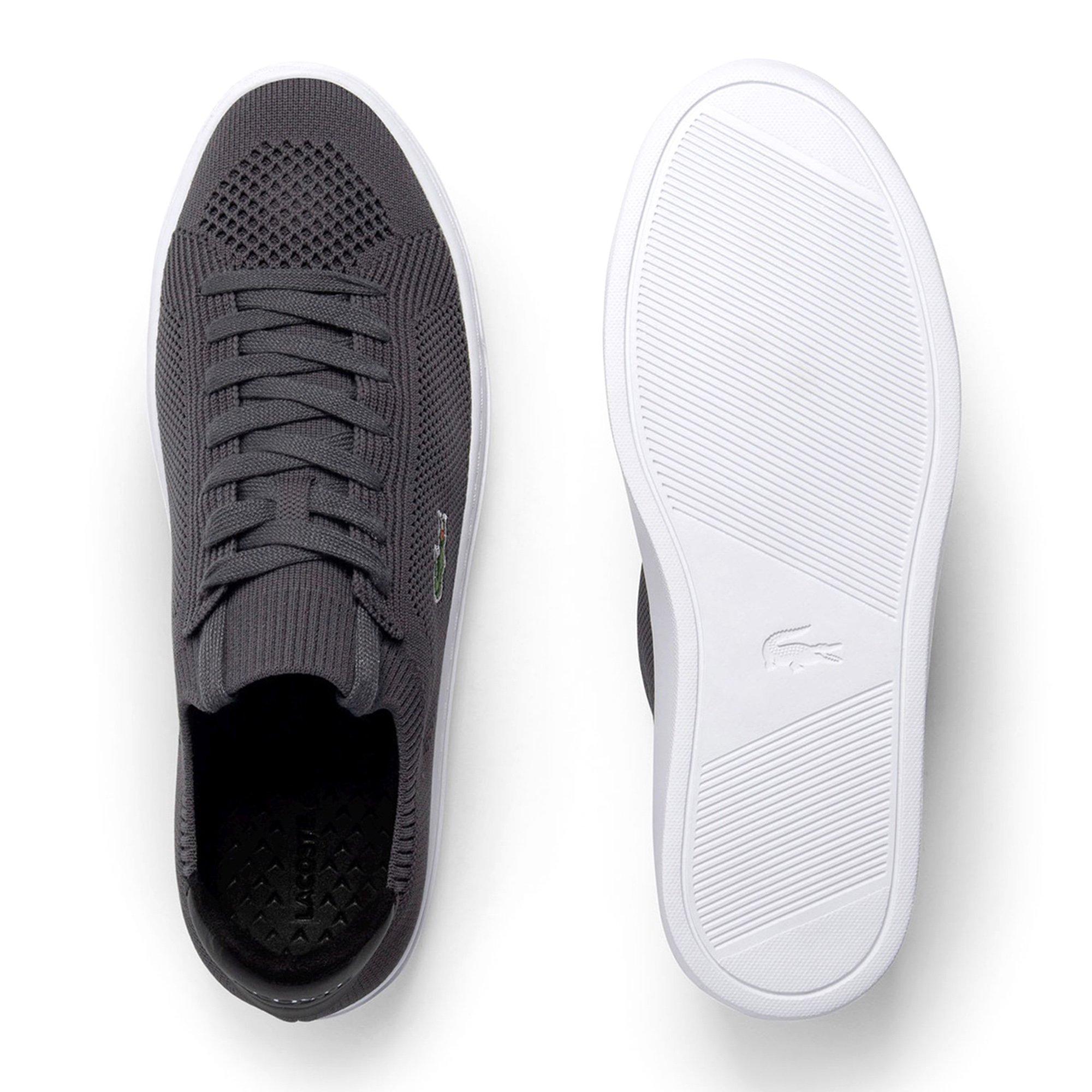 DK GRY/WHT - Lacoste - Mens La Piquee 2.0 Sneakers - 5