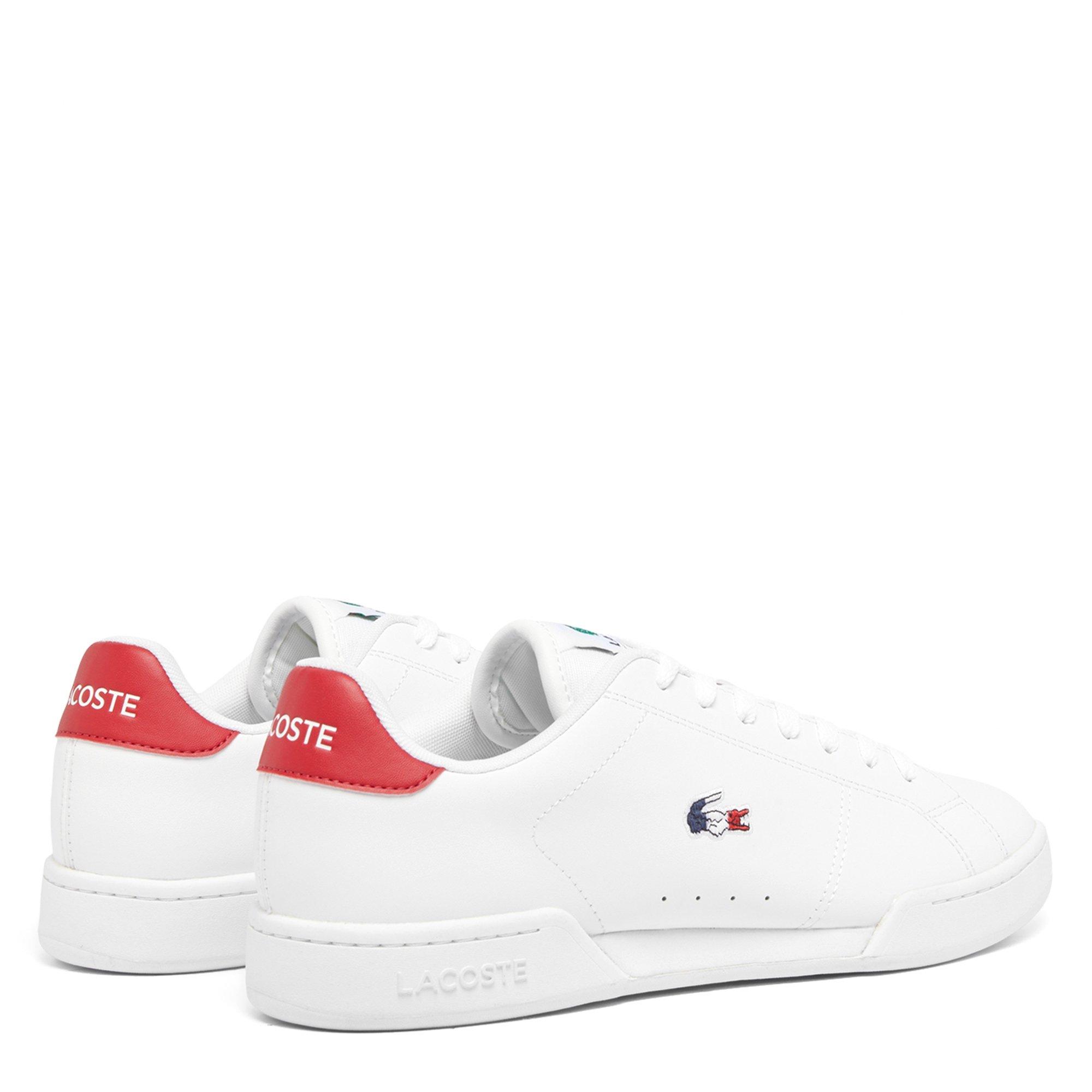 WHT/NVY/RED - Lacoste - Carnaby Cup Court Trainers - 3