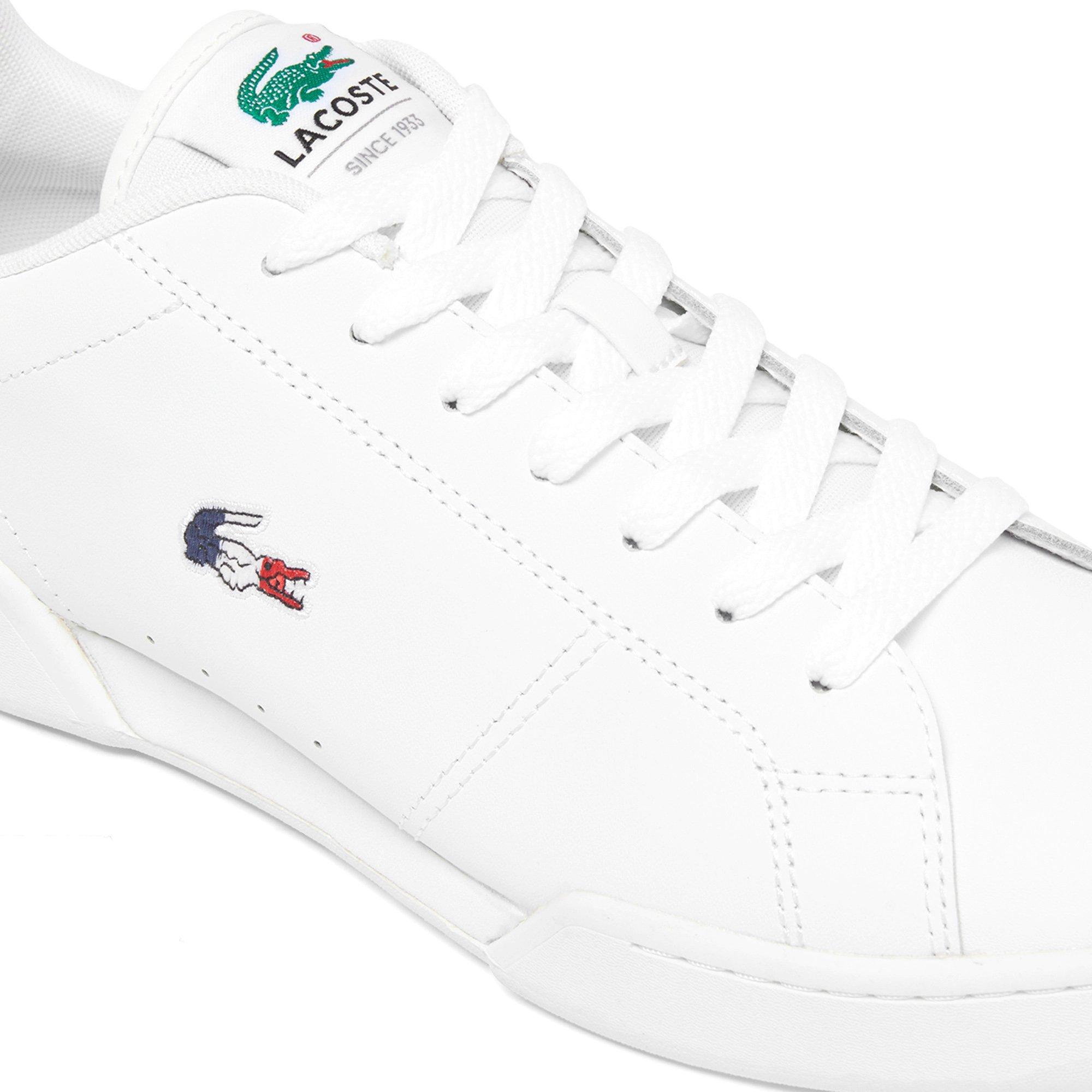WHT/NVY/RED - Lacoste - Carnaby Cup Court Trainers - 6