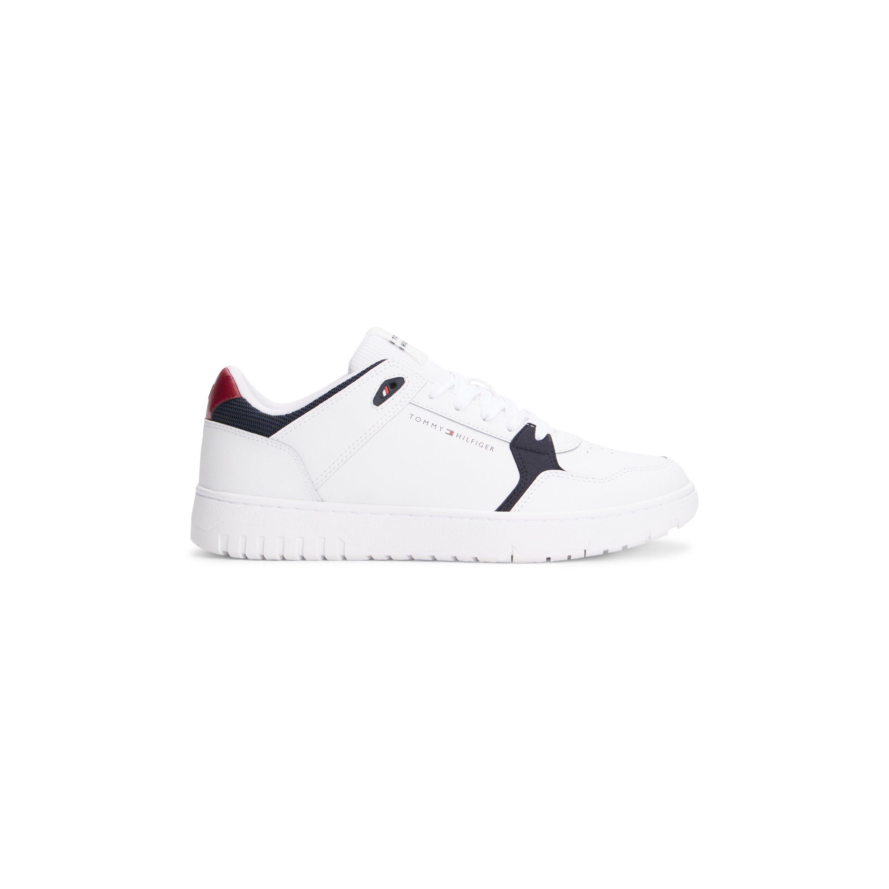 Tommy Hilfiger Men's Basket Low-Top Trainers - White - 7 (41)