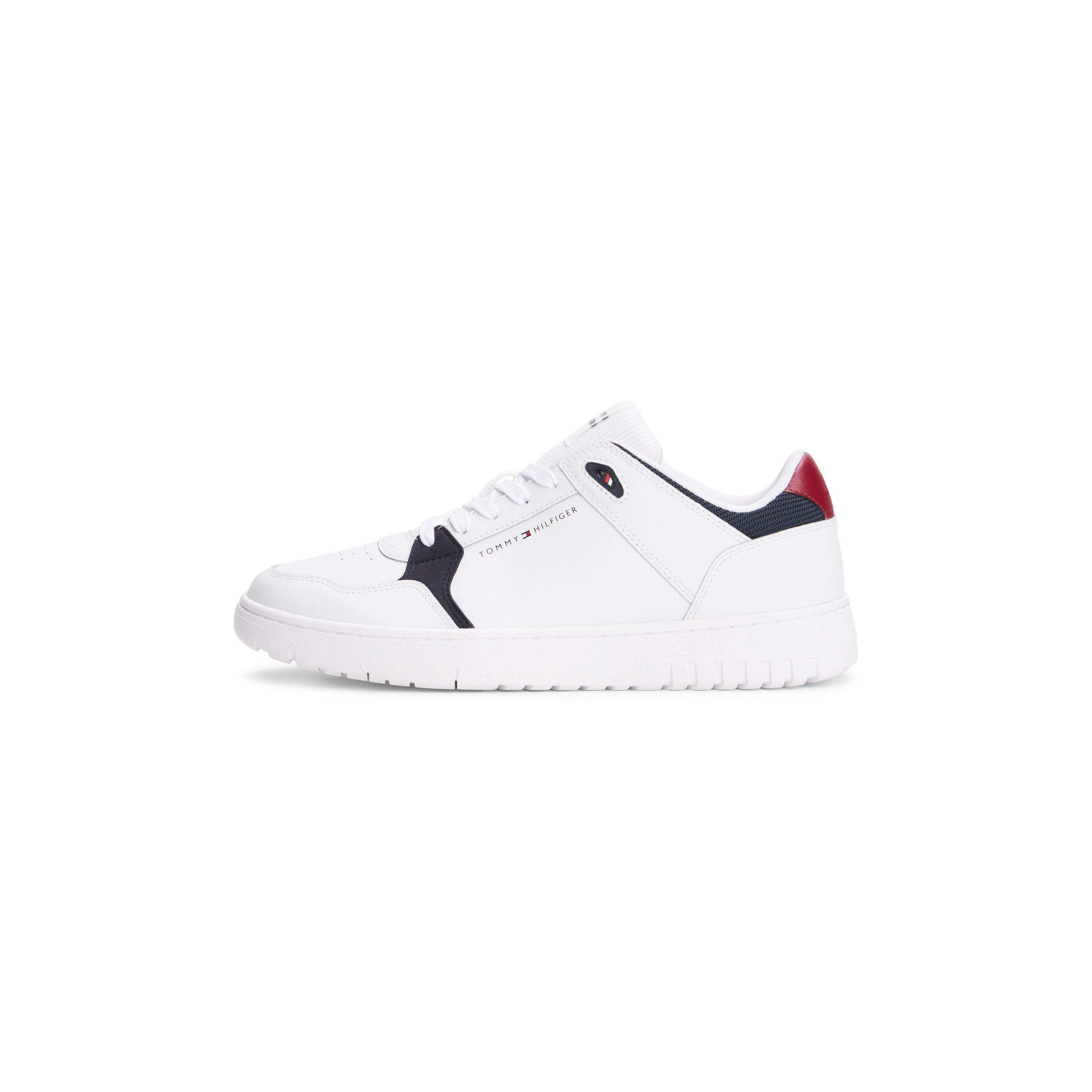 White - Tommy Hilfiger - Men's Basket Low-Top Trainers - 2