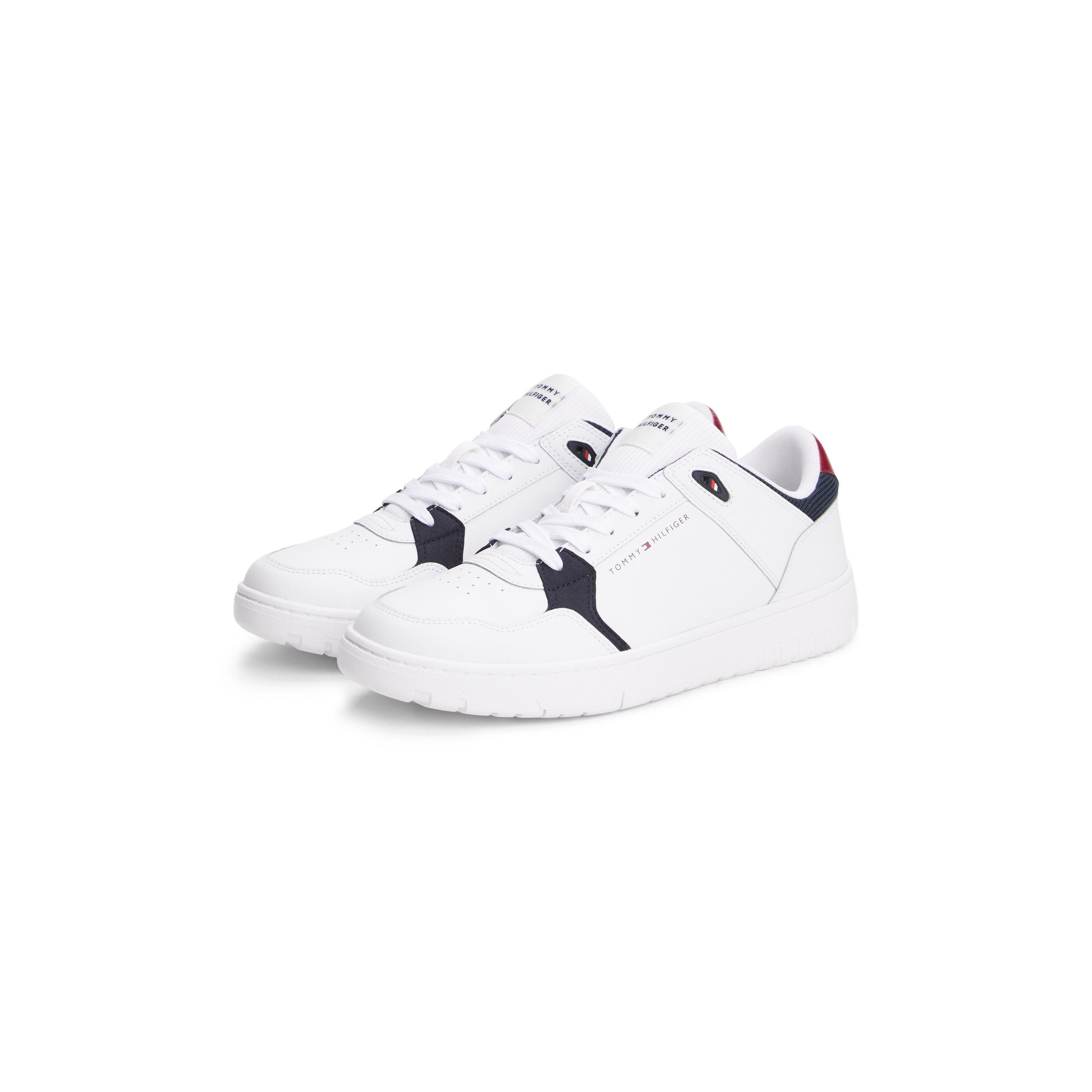 White - Tommy Hilfiger - Men's Basket Low-Top Trainers - 3
