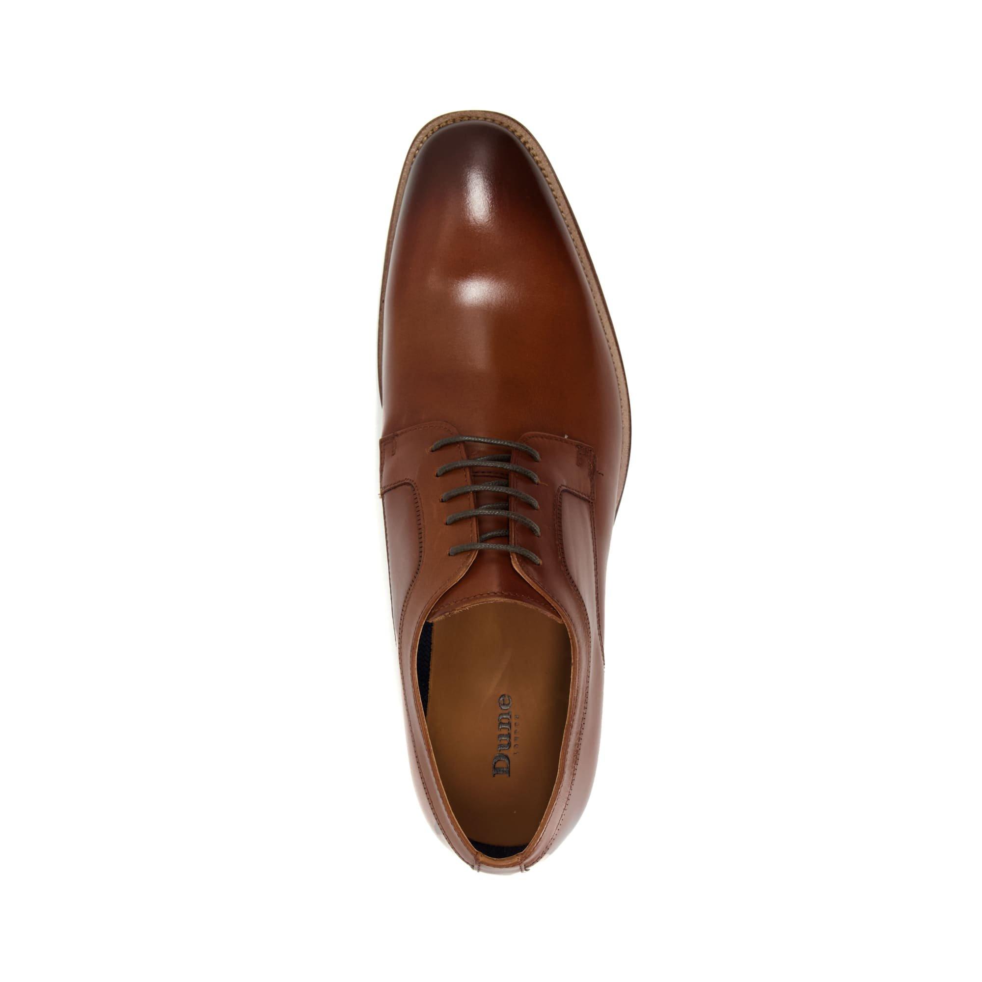 Tan 511 - Dune London - Dune Sparrows Leather Gibson Shoes - 4