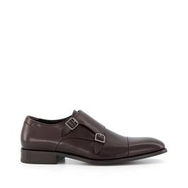 Dune London Scheme Double Buckle Monk Shoes