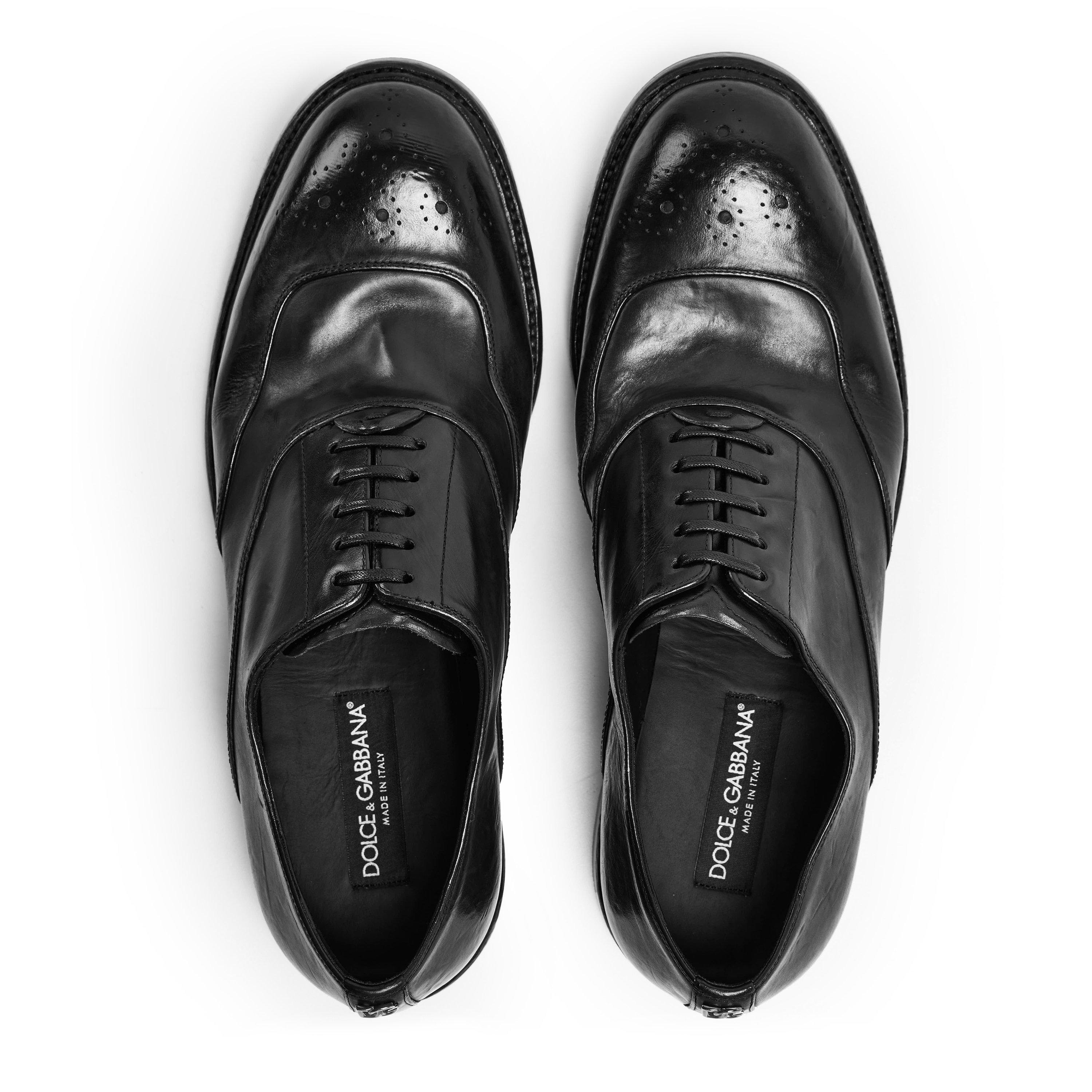 Black - Dolce and Gabbana - DG Lavato Brogue Sn61 - 5