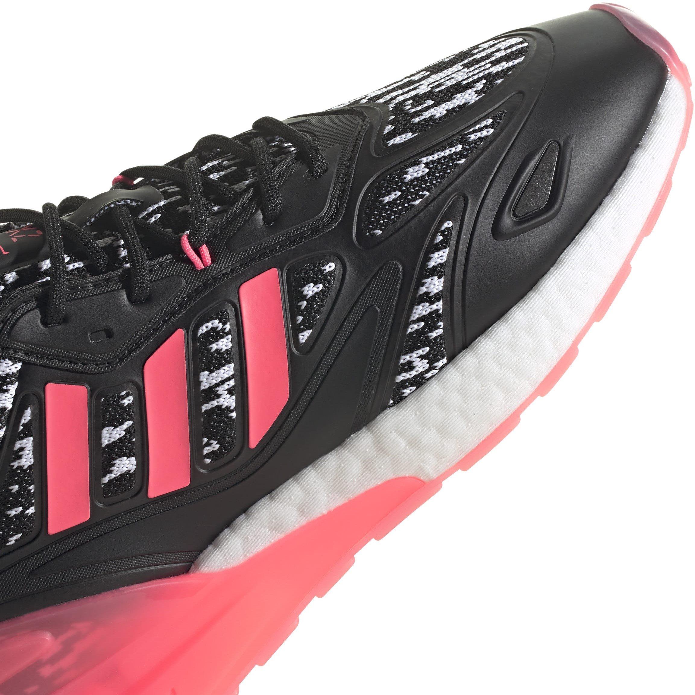 WHITE/BLACK/YEL - adidas Originals - ZX Boost Low-Top Trainers - 7