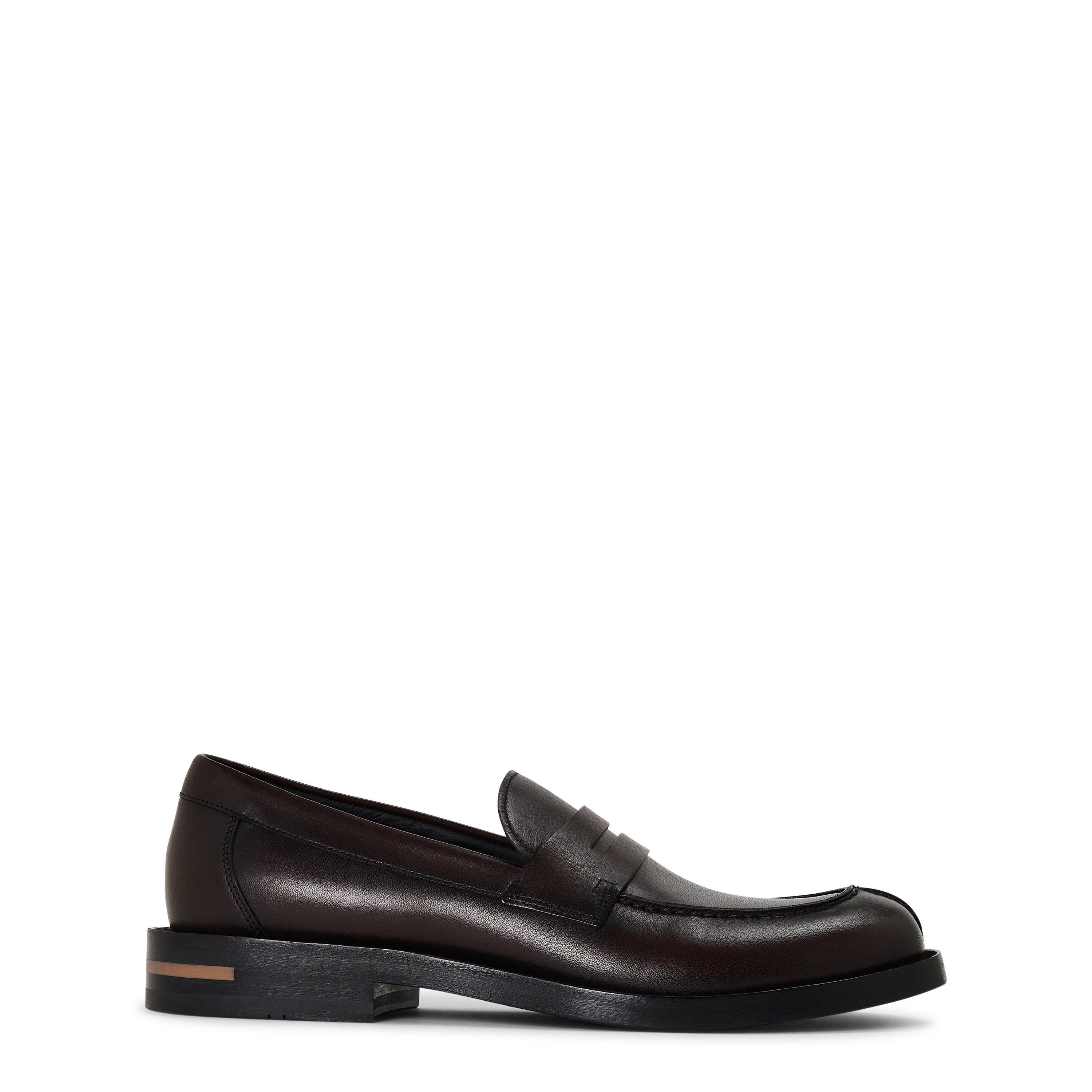 Boss Men's Enri Loaf Ltpe 10246727 01 Loafers - Dark Brown - 7.5 (41.5)