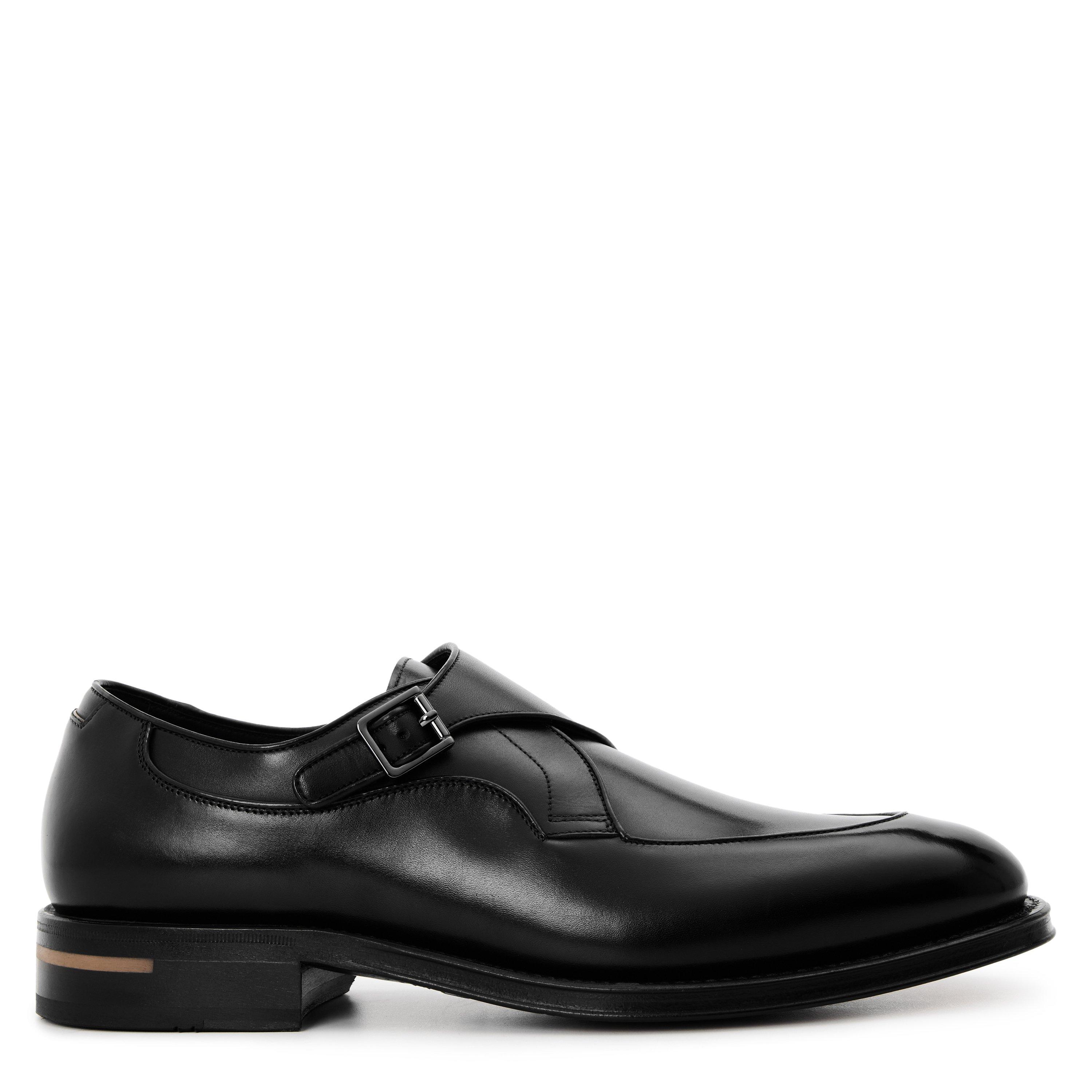 Black - Boss - Terry Monk Buvppi 10193666 01 Derby Shoes Mens - 1