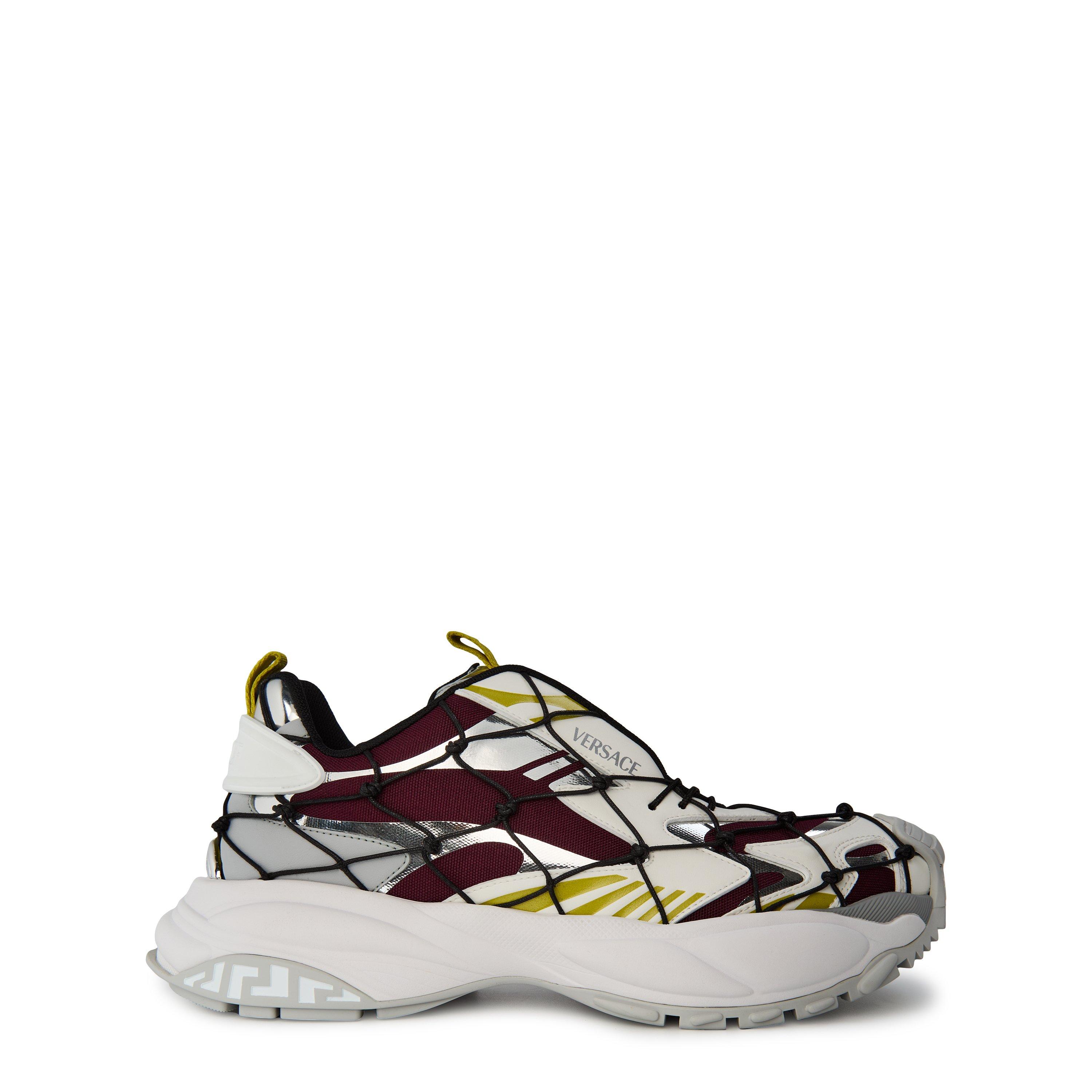Plum/White/Blk - Versace - Net Trainers - 1