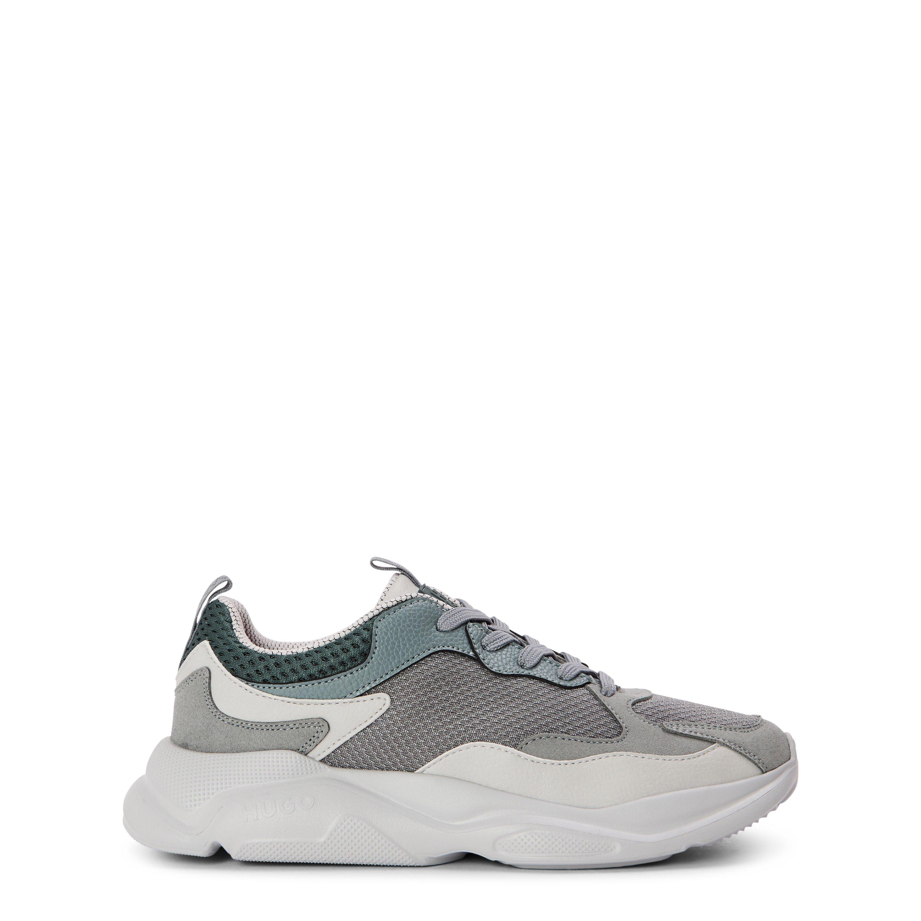 Dark Grey - Hugo - Men's Leon Runners Low-Top Trainers - 1