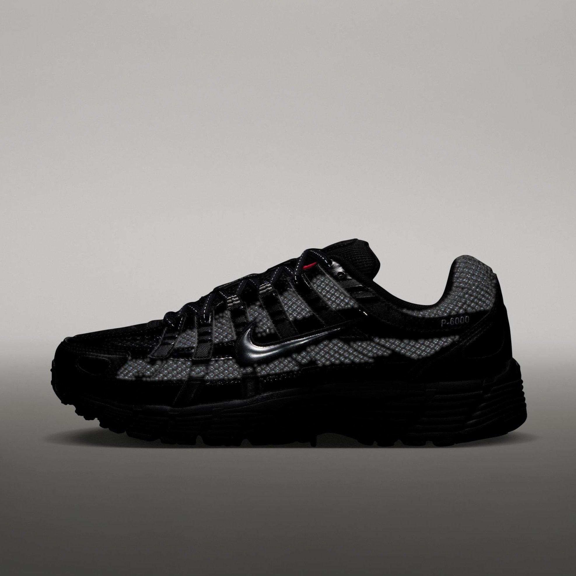 Blk/Met Sil Pnk - Nike - Women's P-6000 Low-Top Trainers - 9