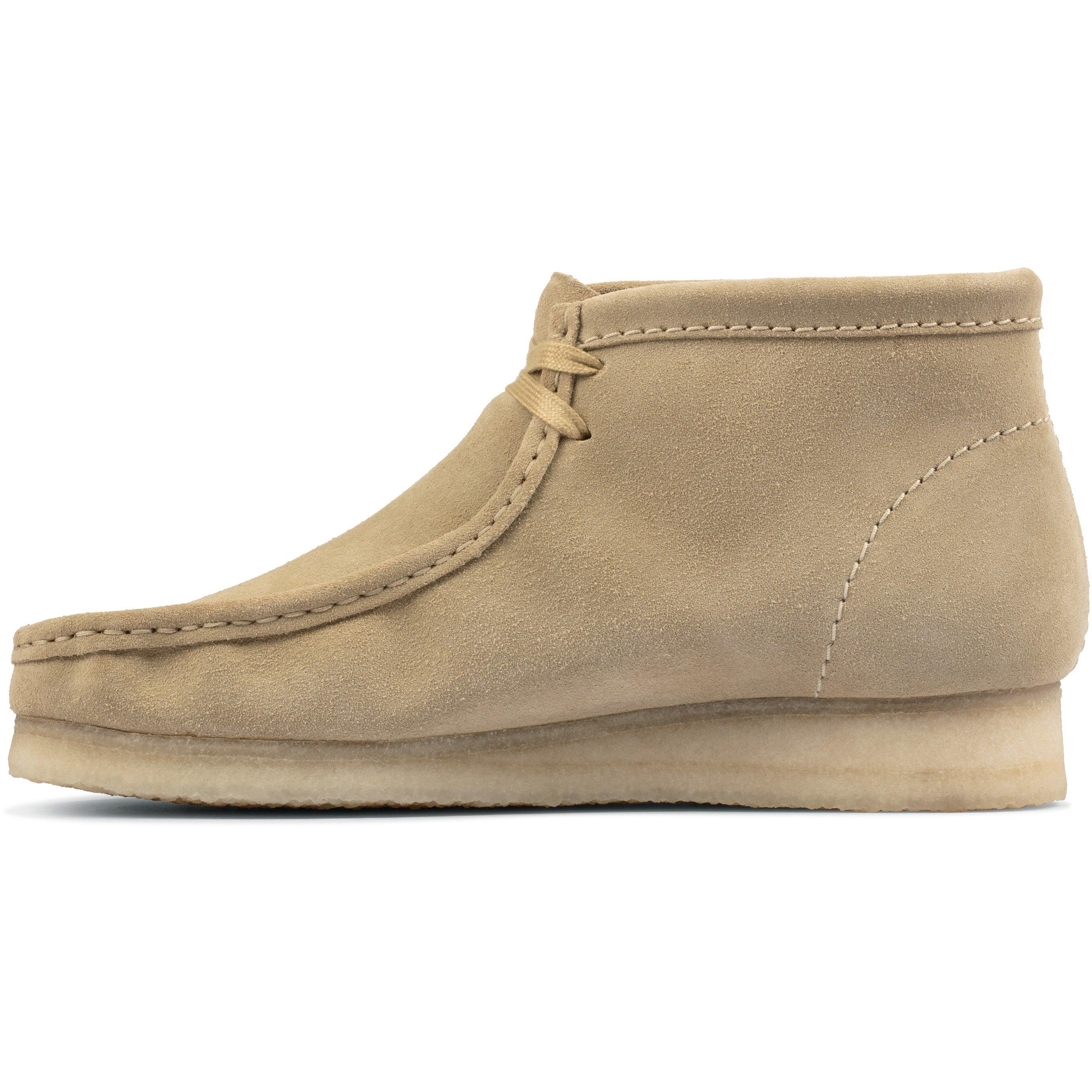 Maple Suede - Clarks Originals - Men's Wallabee Boot Moc Toe Formal Shoes - 4