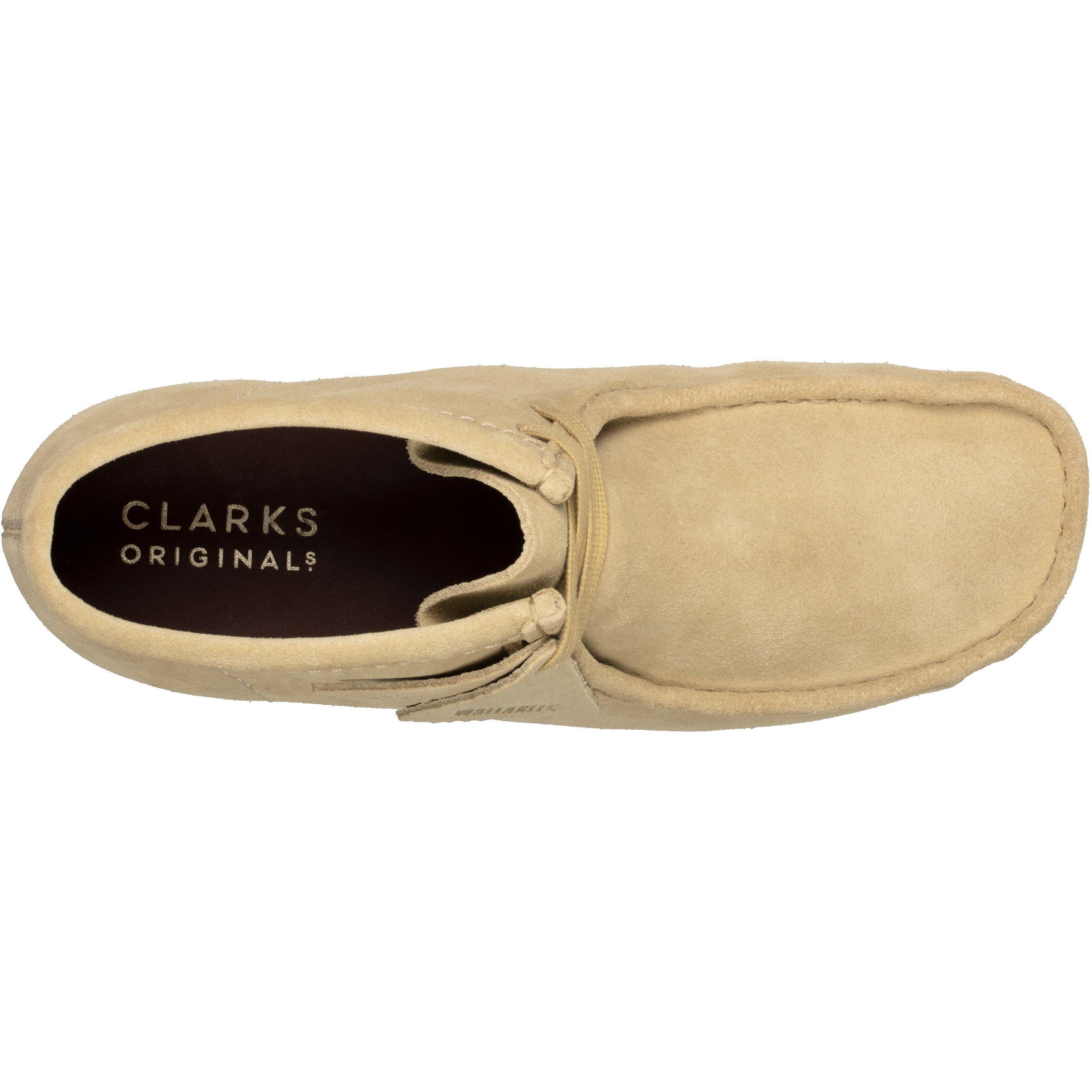 Maple Suede - Clarks Originals - Men's Wallabee Boot Moc Toe Formal Shoes - 6