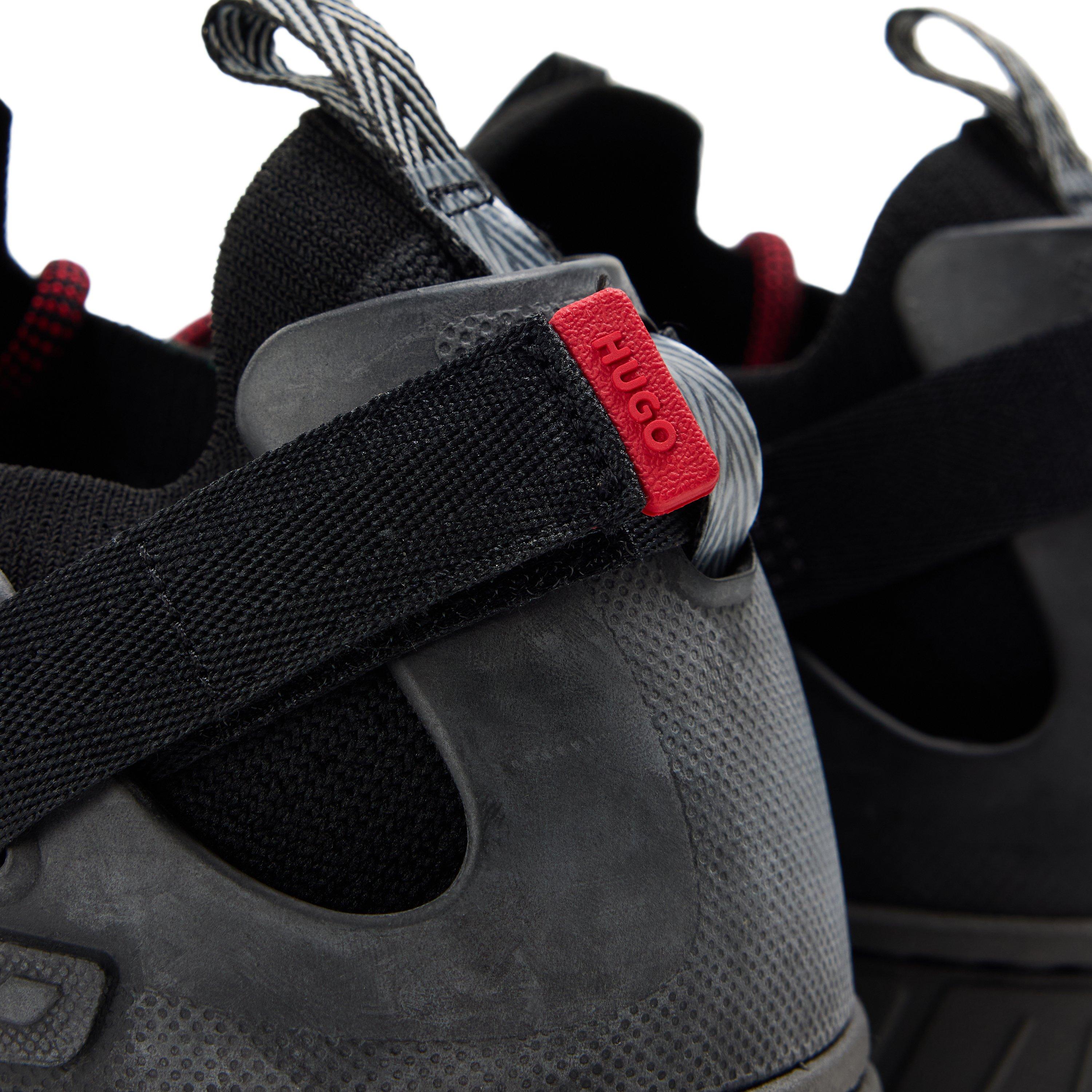 Black - Hugo - Reeflyn Slon Kn 10260554 01 Low-Top Trainers Mens - 3