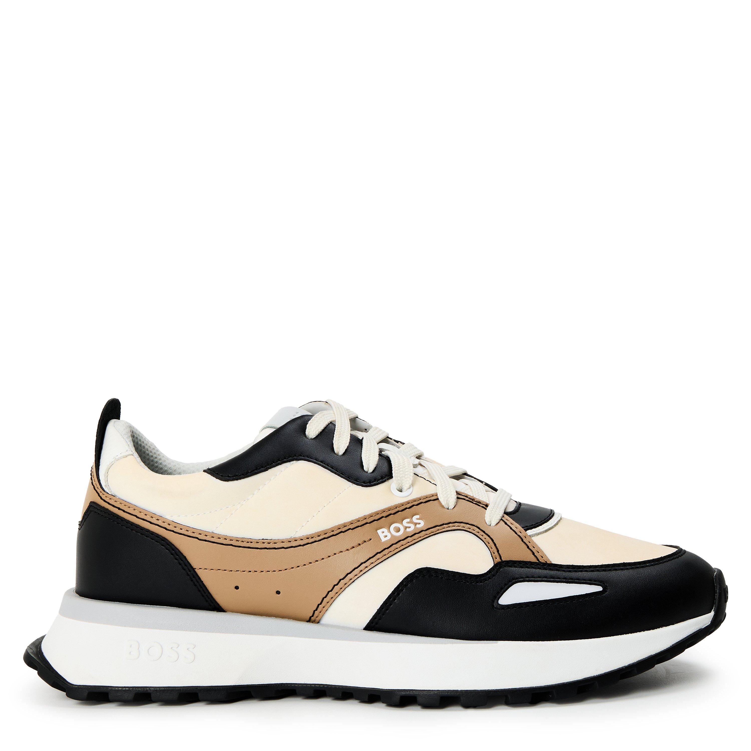 Open Brown - Boss - Men's Classic Low-Top Trainers - 1