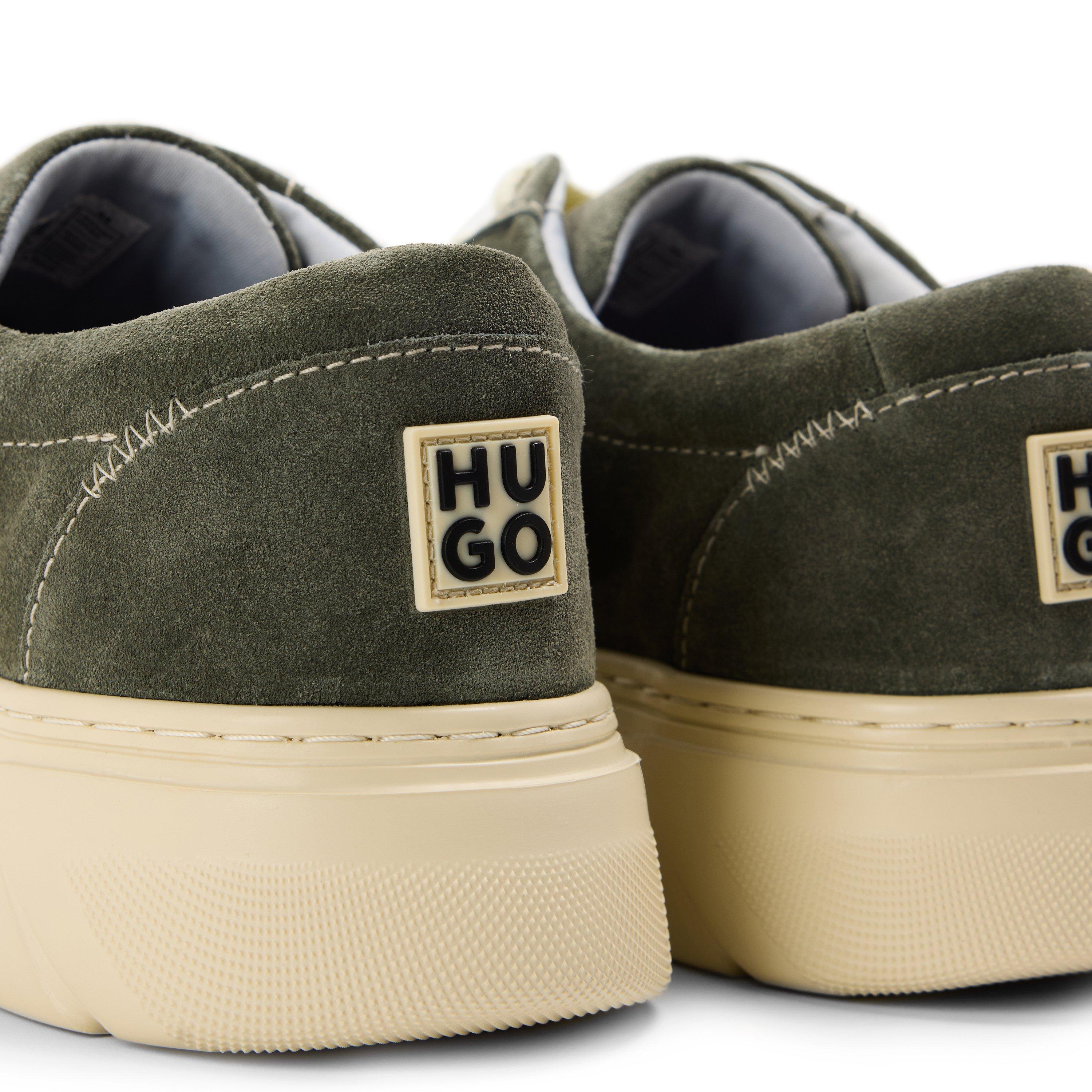 Dark Green - Hugo - Men's Urian Derb Casual Low-Top Trainers - 3
